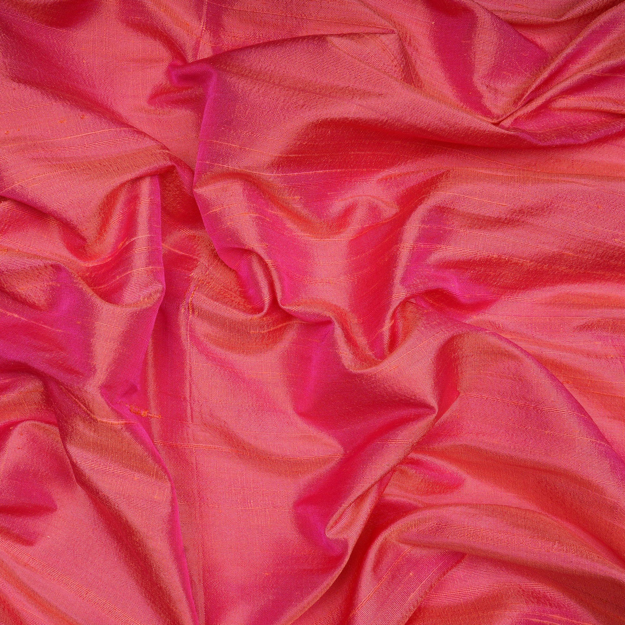 (Pre-Cut 1.70 Mtr)HoneySuckle Piece Dyed Plain Blended Silk Fabric