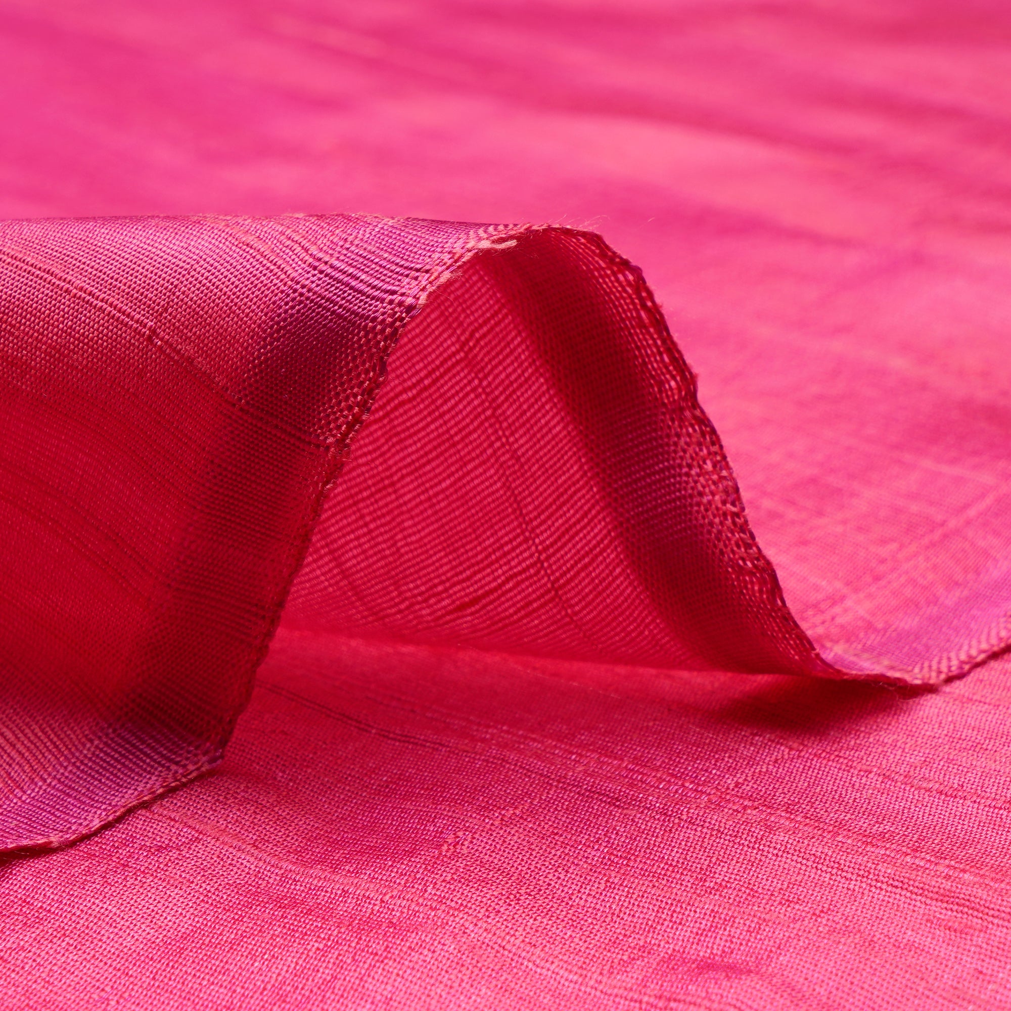 (Pre-Cut 3.50 Mtr)HoneySuckle Piece Dyed Plain Raw Silk Fabric