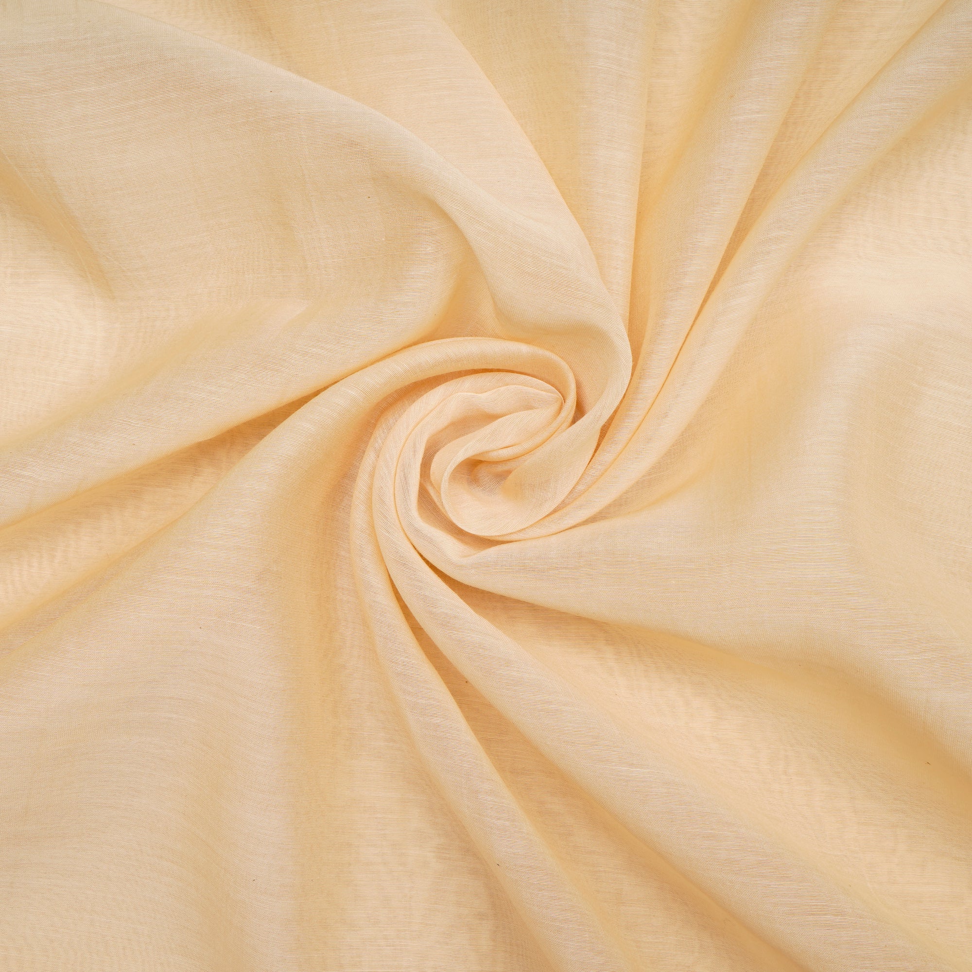 (Pre-Cut 1.60 Mtr)Beige Piece Dyed Plain Silk-Cotton Fabric