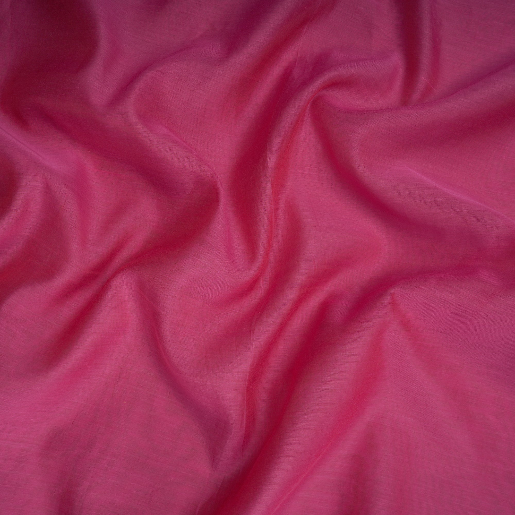 (Pre-Cut 2.05 Mtr)HoneySuckle Piece Dyed Fine Chanderi Fabric