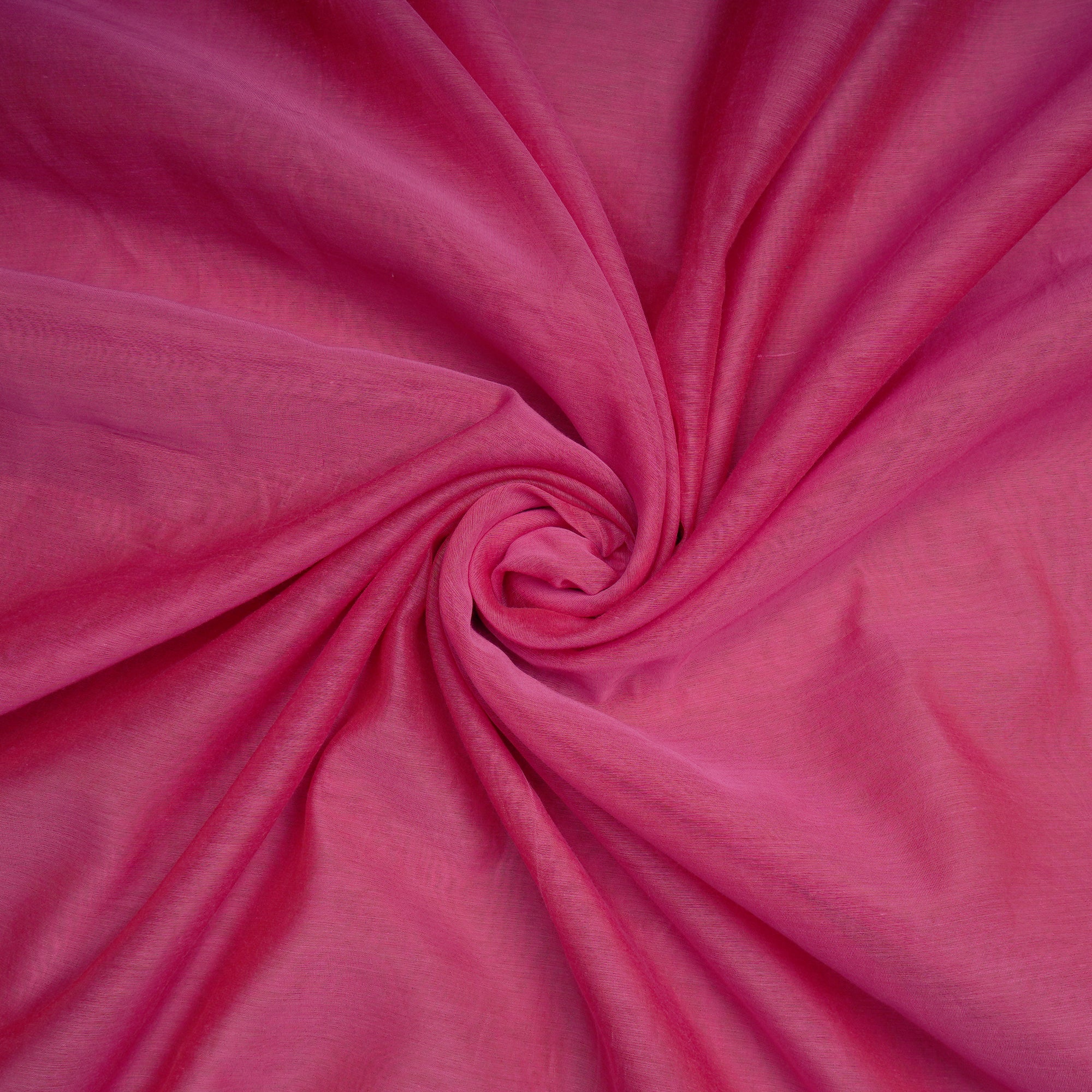 (Pre-Cut 2.05 Mtr)HoneySuckle Piece Dyed Fine Chanderi Fabric