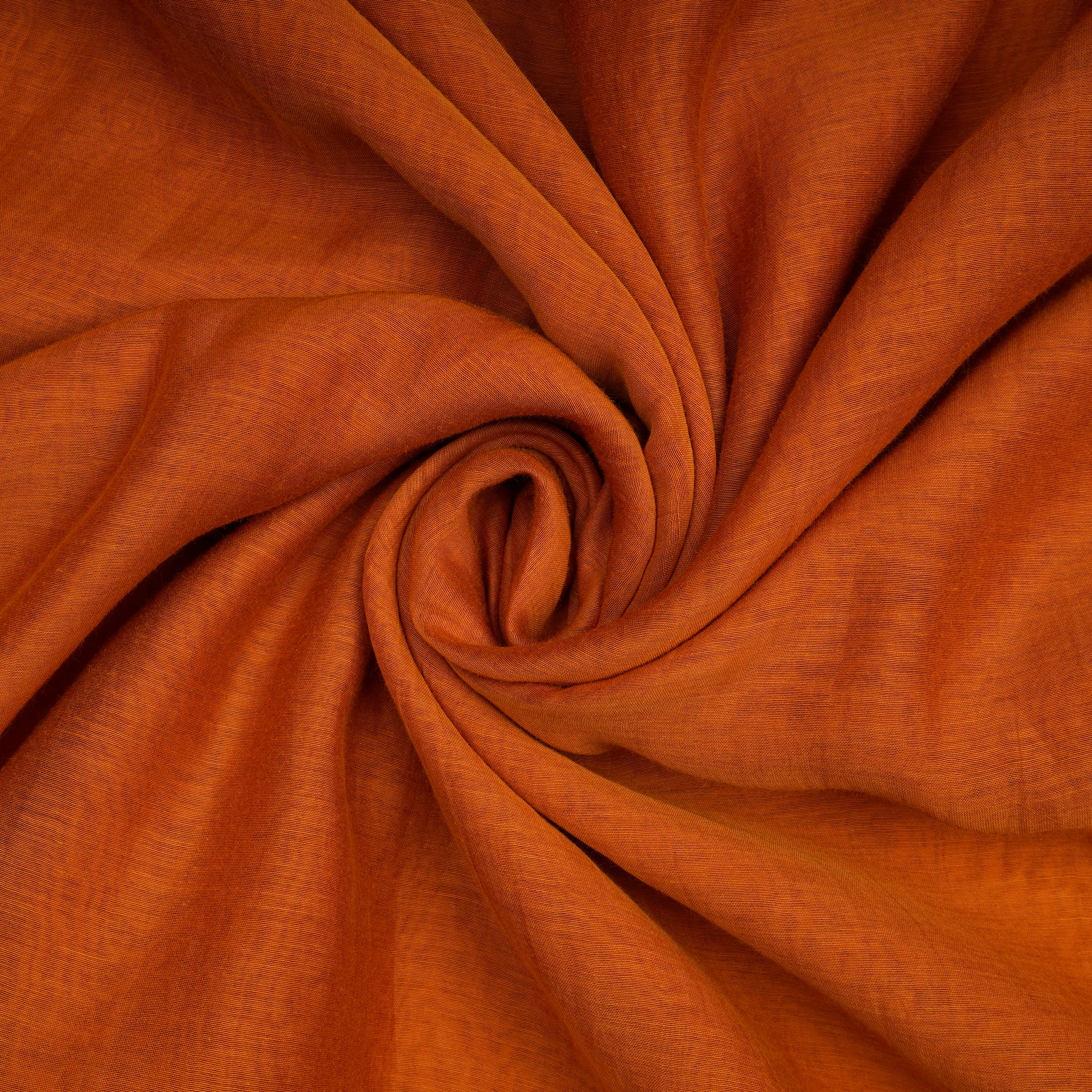 (Pre-Cut 3.90 Mtr)Dessert Sun Piece Dyed Plain Silk-Cotton Fabric