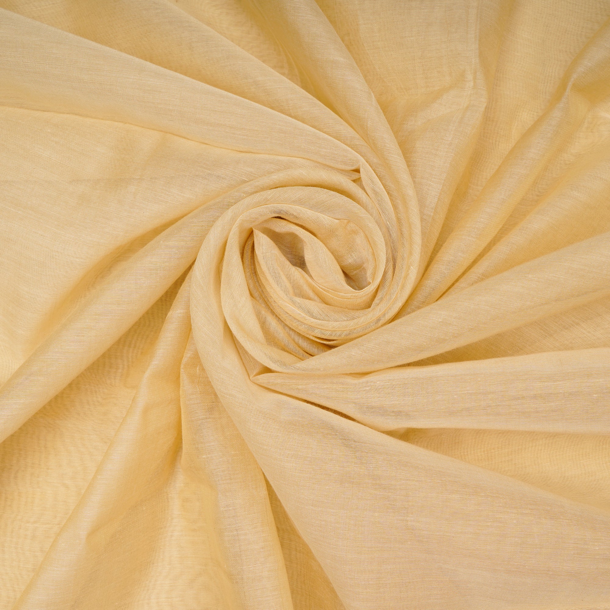 (Pre-Cut 3.15 Mtr)Beige Piece Dyed Pure Chanderi Fabric