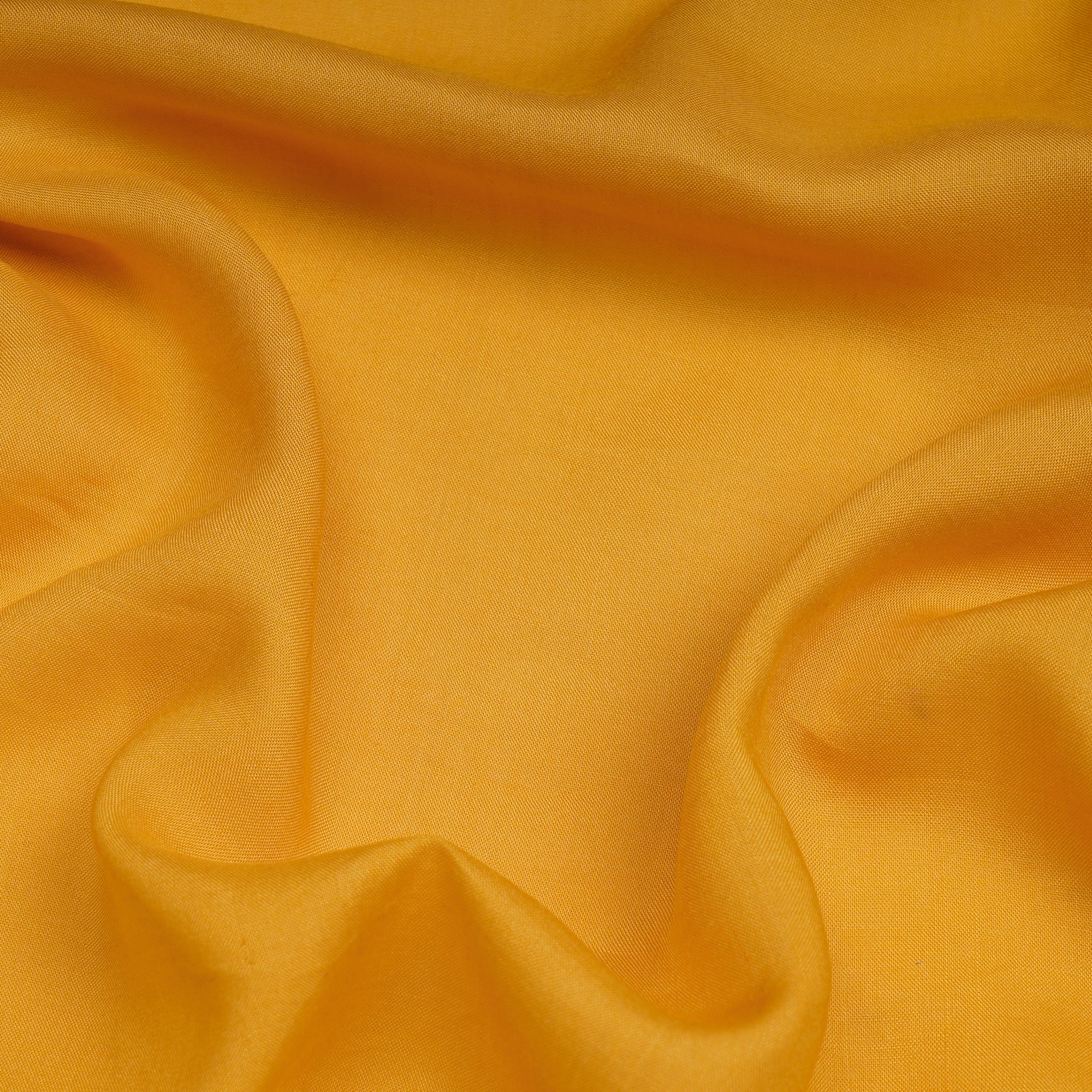 (Pre-Cut 1.30 Mtr)Mustard Piece Dyed Plain Modal Fabric