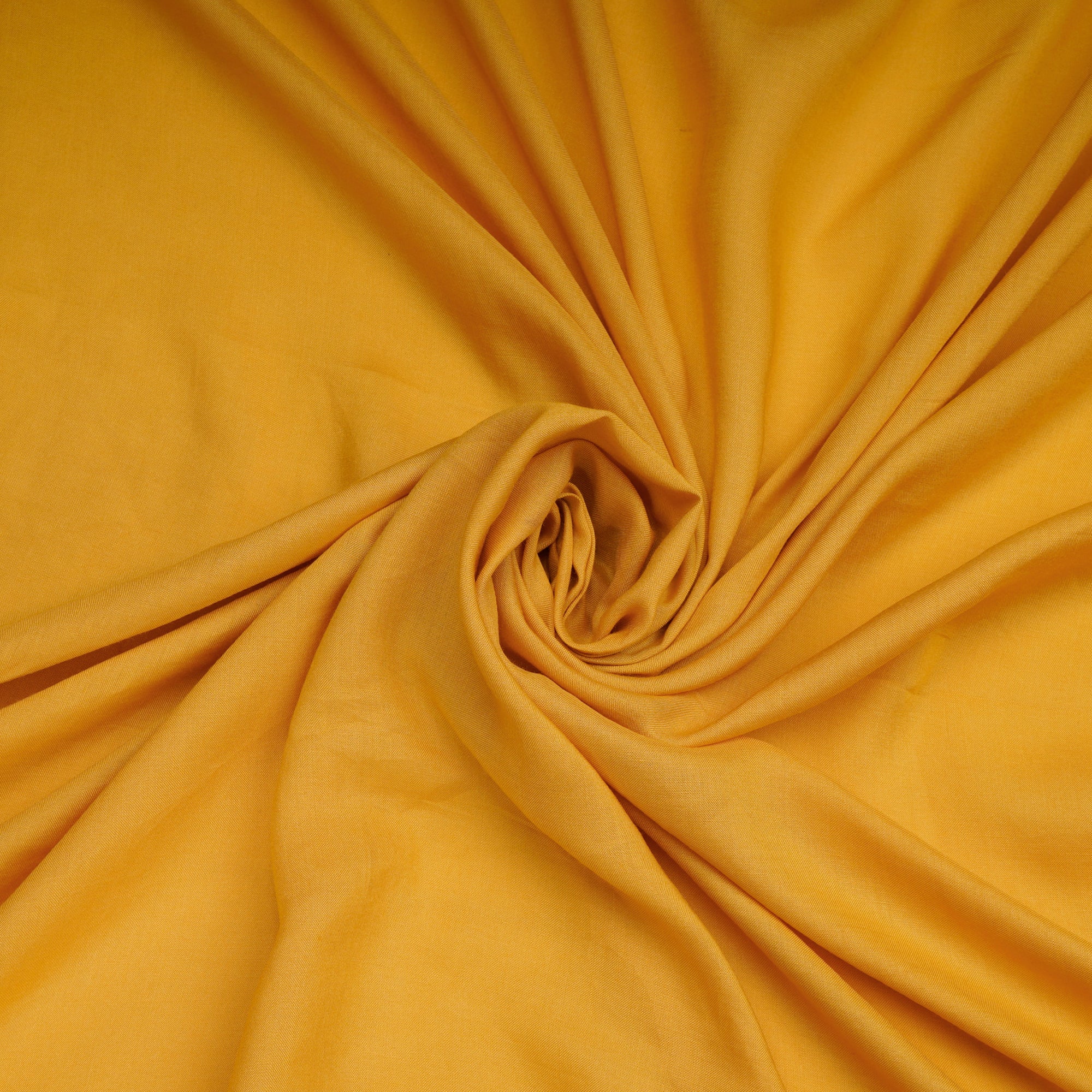 (Pre-Cut 1.30 Mtr)Mustard Piece Dyed Plain Modal Fabric