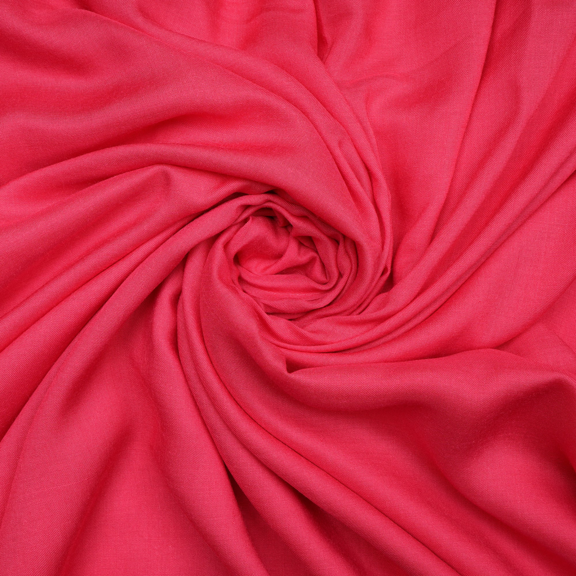 (Pre-Cut 2.00 Mtr)Blush Pink Plain Modal Fabric