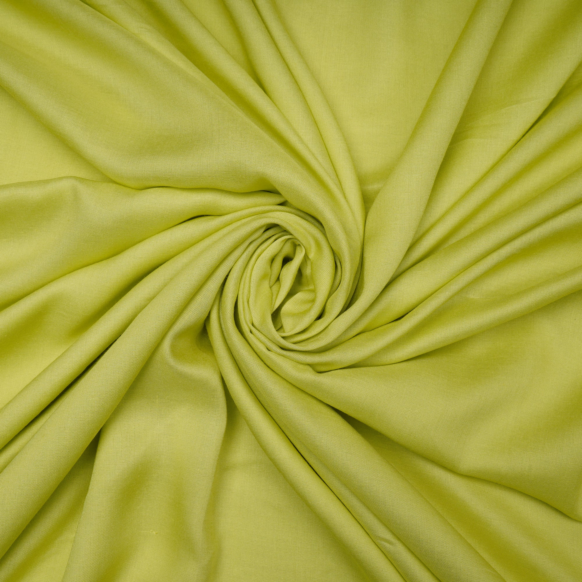 (Pre-Cut 2.30 Mtr)Light Green Plain Modal Fabric