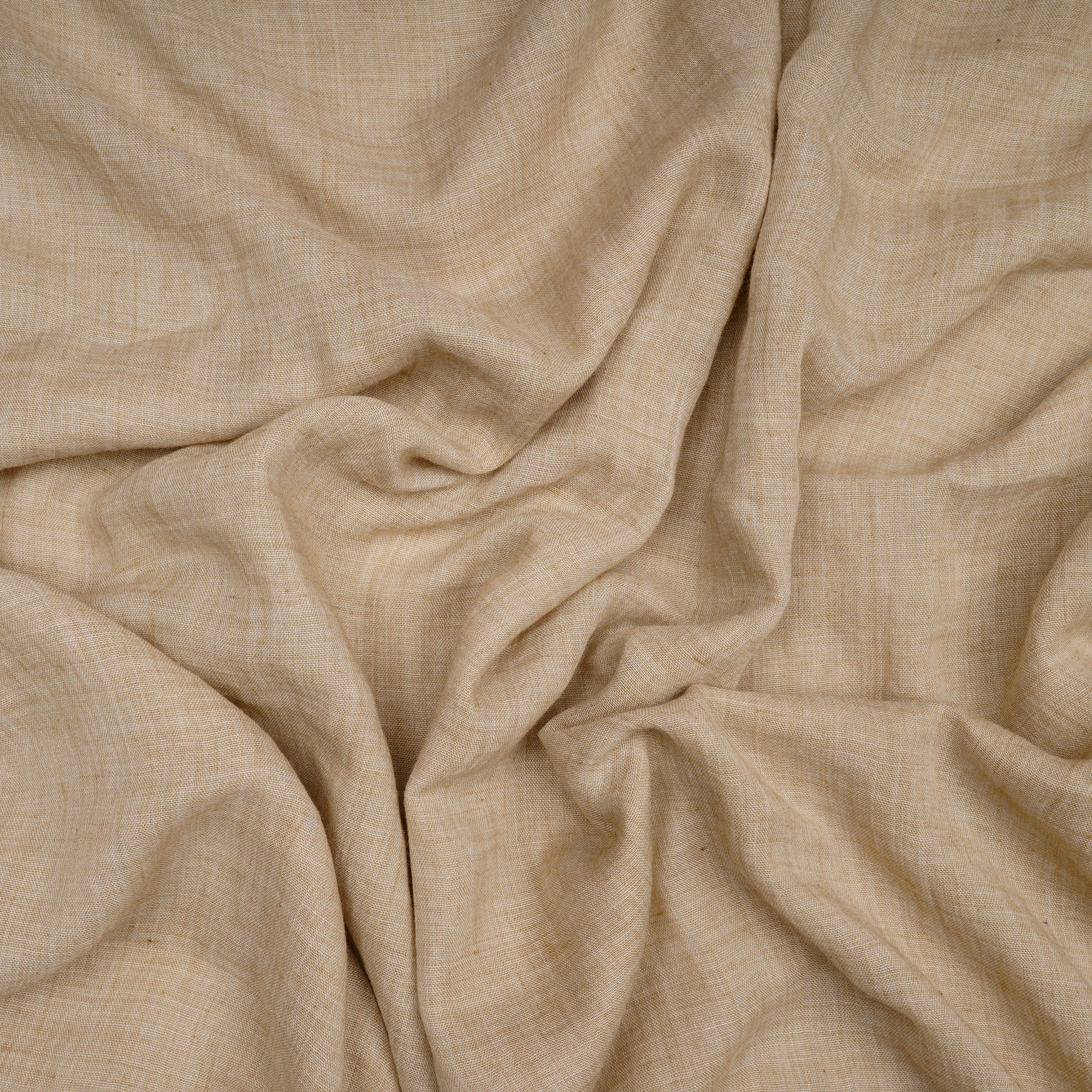 (Pre-Cut 0.90 Mtr) Khaki Cheese Cotton Fabric