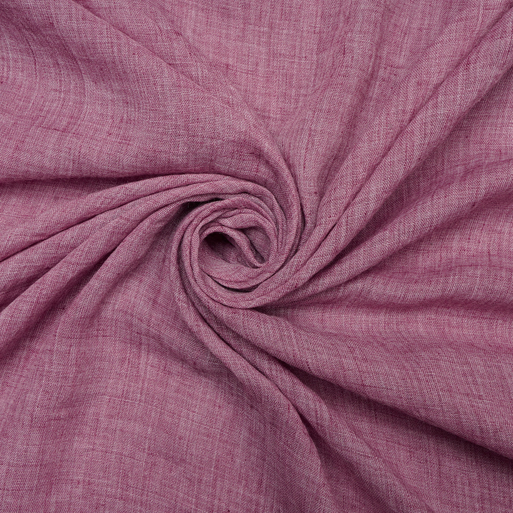 (Pre-Cut 2.50 Mtr)Pink Pearl Color Cheese Cotton Fabric