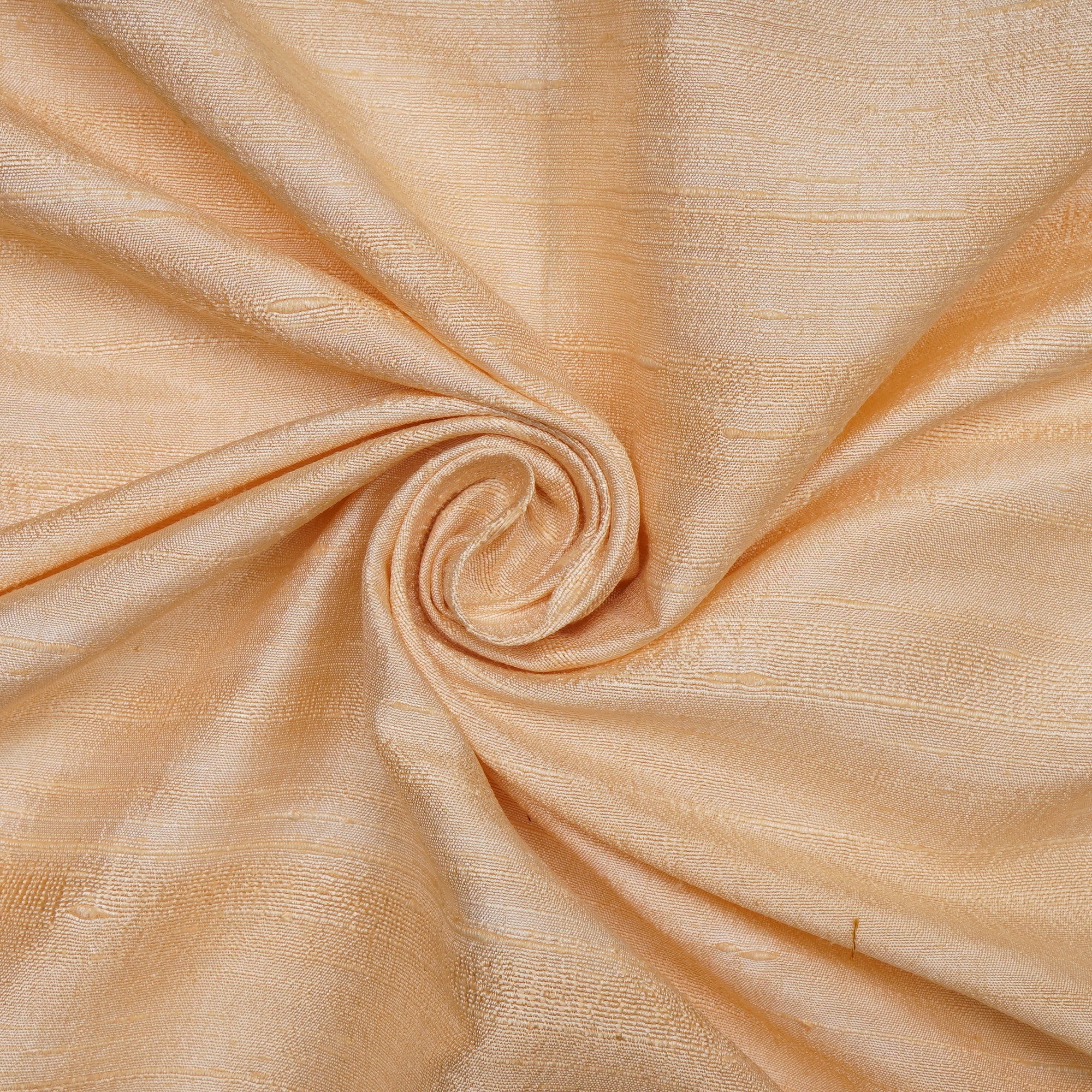 (Pre-Cut 1.30 Mtr)Cream Heavy Dupion Silk Fabric