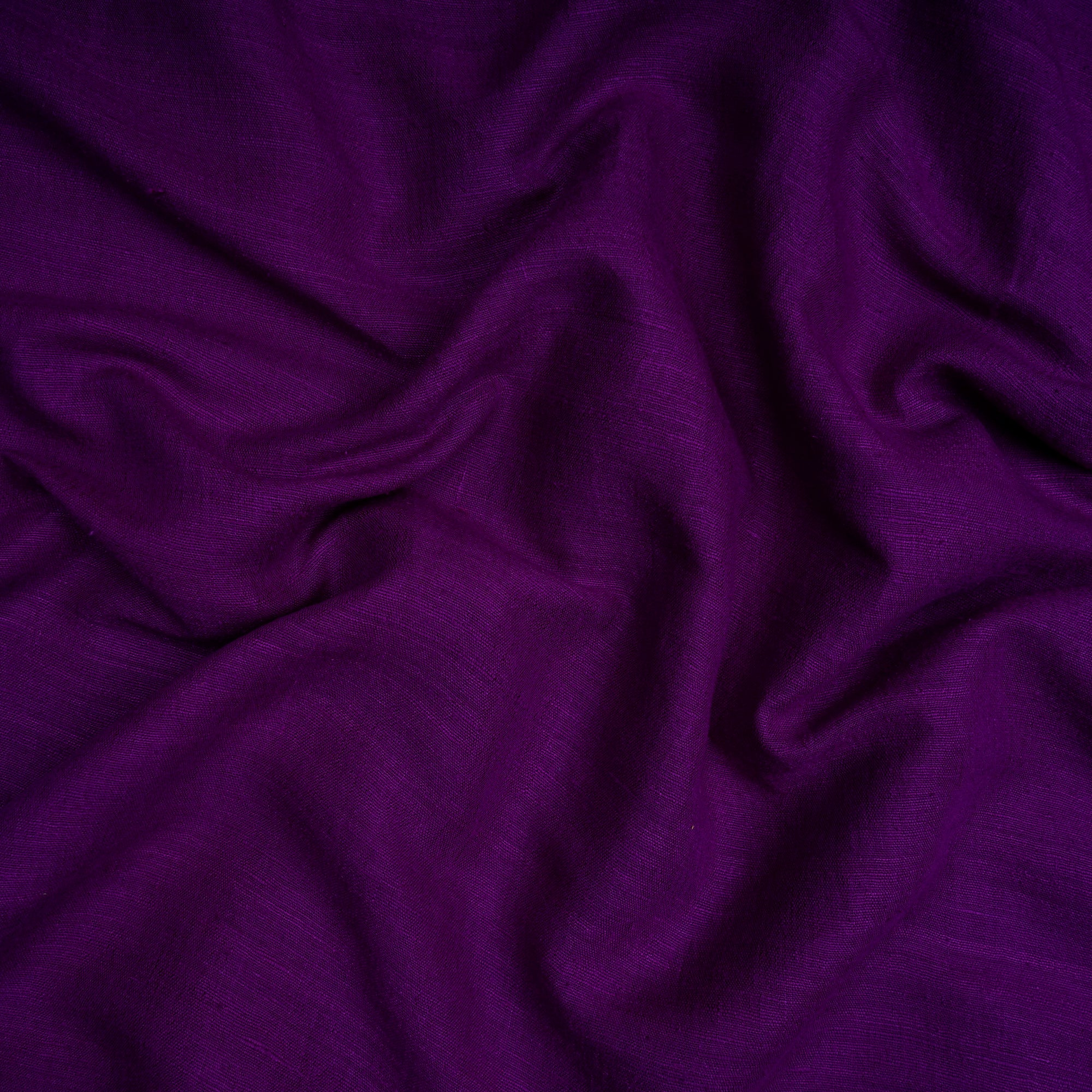 (Pre-Cut 3.60 Mtr)Purple Piece Dyed Plain Silk Fabric