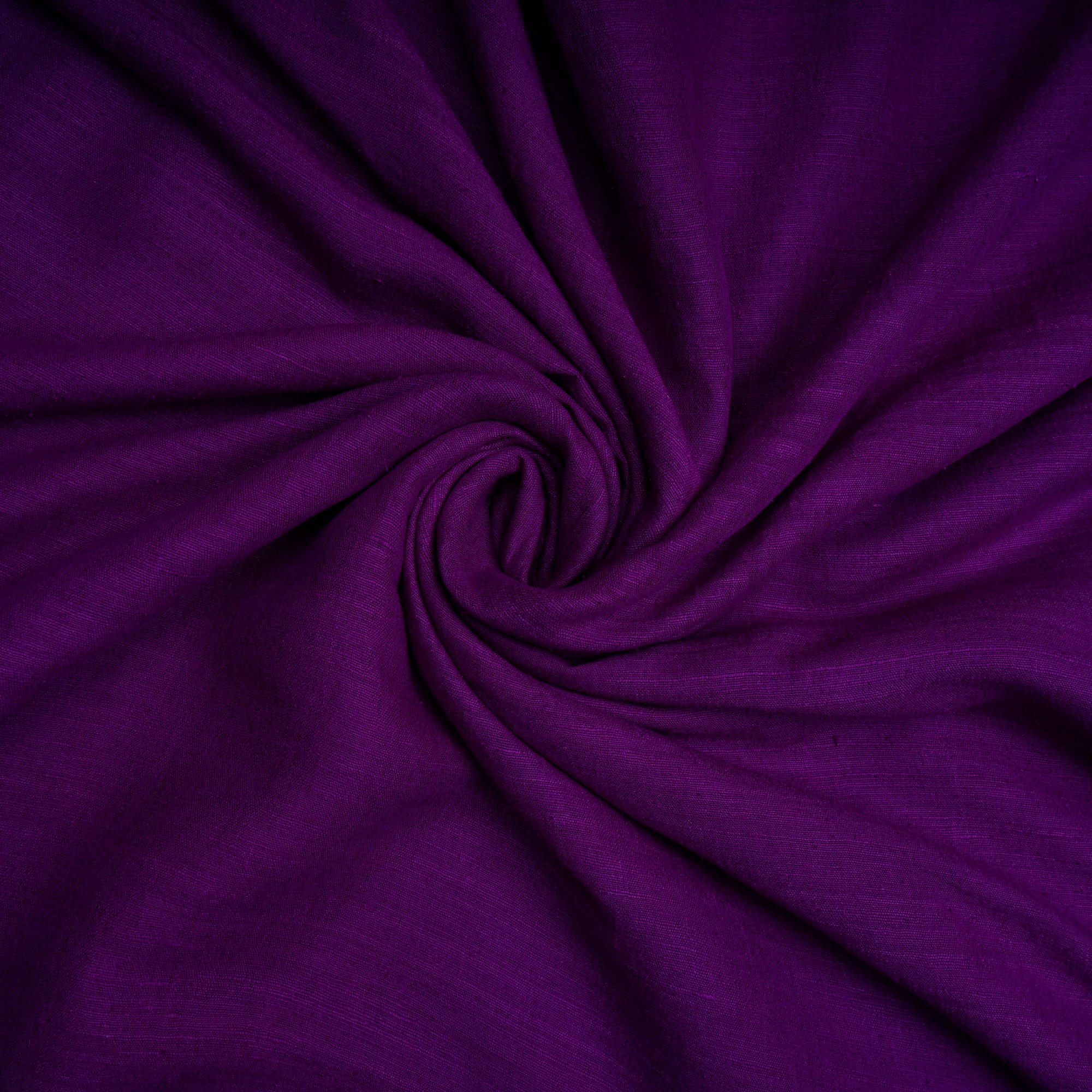 (Pre-Cut 3.60 Mtr)Purple Piece Dyed Plain Silk Fabric