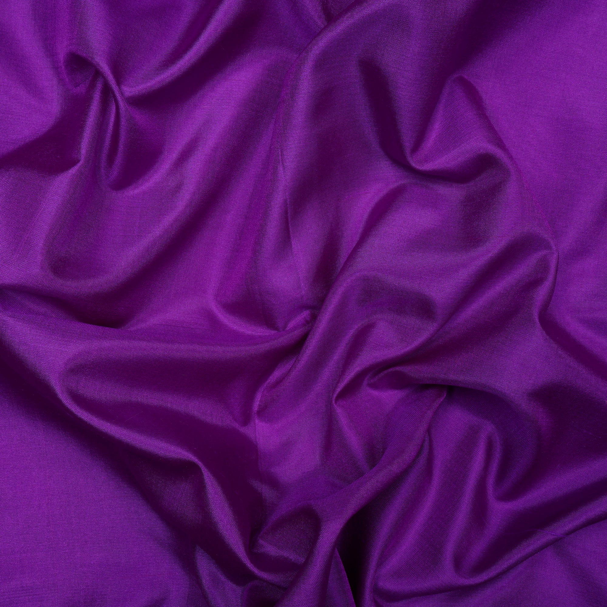 (Pre-Cut 2.70 Mtr)Violet Color Bangalore Silk Fabric