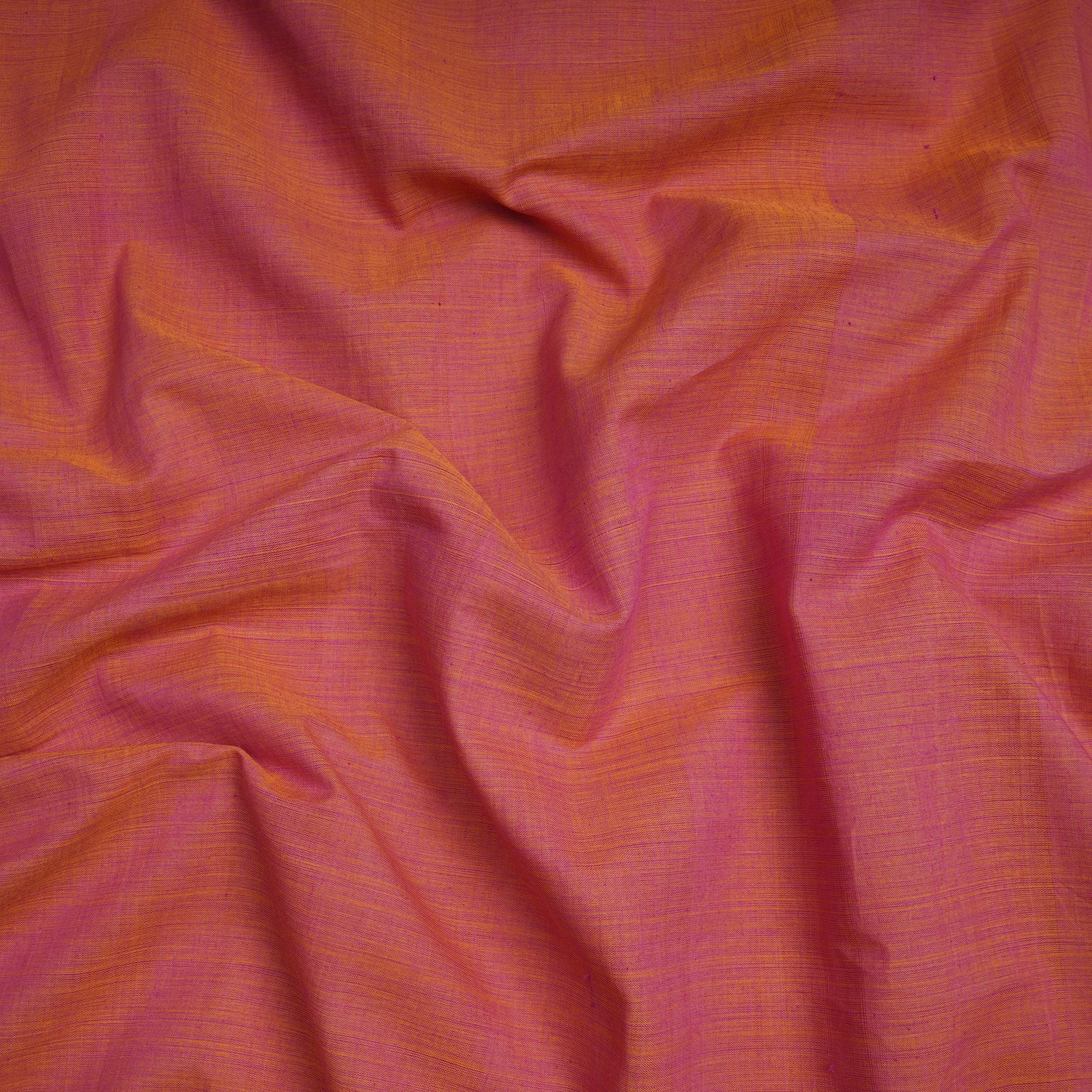 (Pre-Cut 2.85 Mtr) Burnt Sienna Piece Dyed Plain Silk Fabric