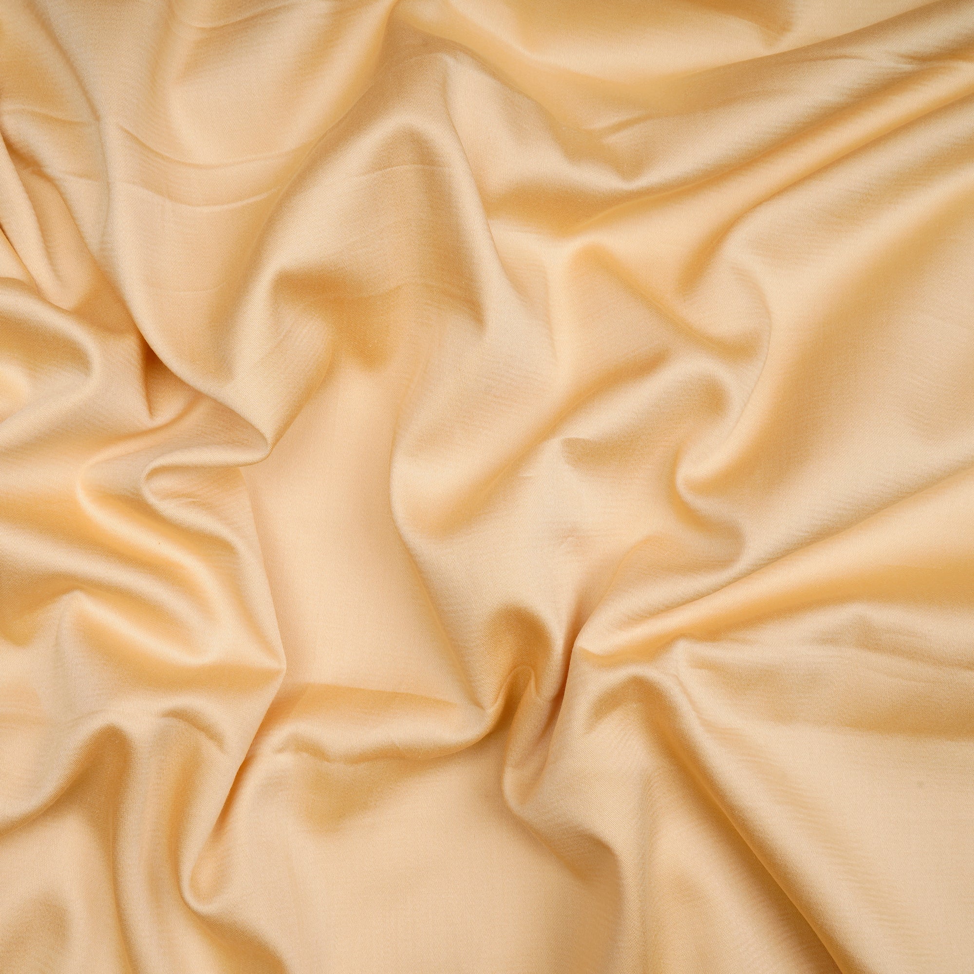 (Pre-Cut 3.00 Mtr)Beige Premium Cotton Satin Dyeable Fabric