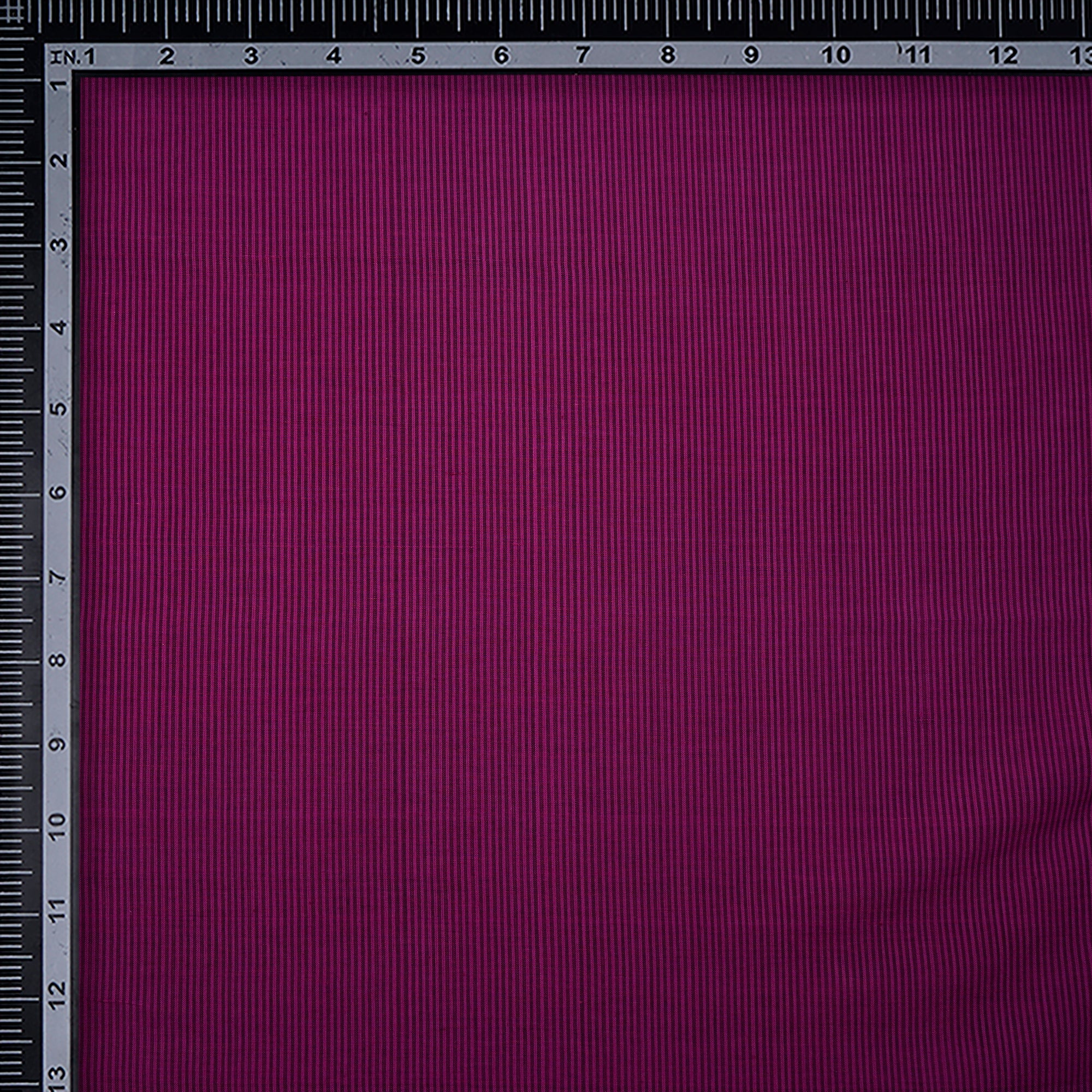 (Pre-Cut 2.50 Mtr)Pink Color Striped Mangalgiri Cotton Fabric