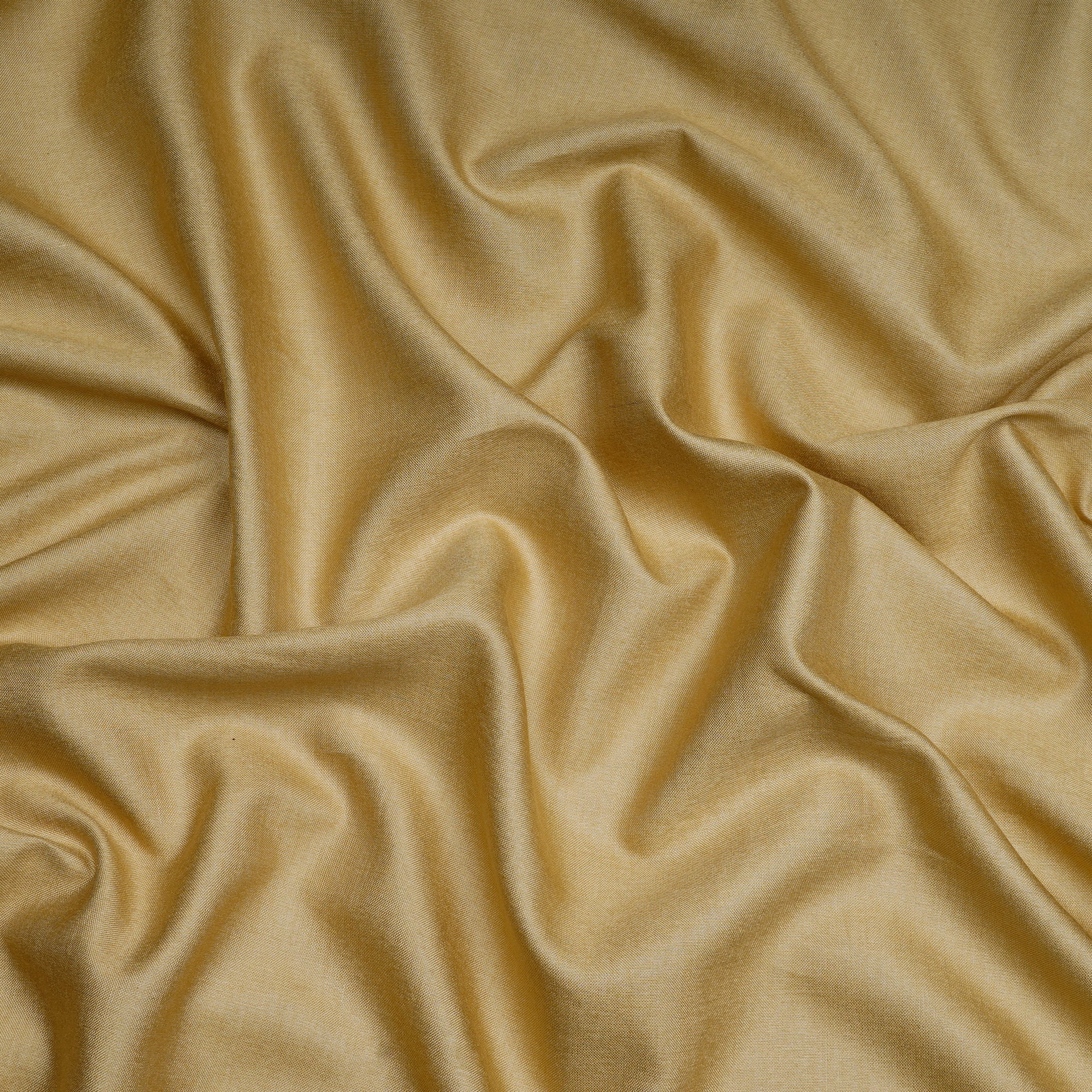 (Pre-Cut 1.65 Mtr)Beige Color Natural Tussar Cotton Silk Fabric