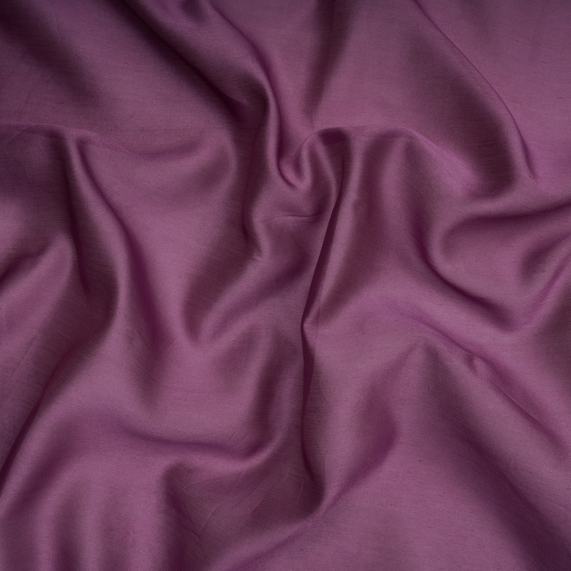 (Pre-Cut 1.60 Mtr) Mauve Orchid Piece Dyed Pure Chanderi Fabric