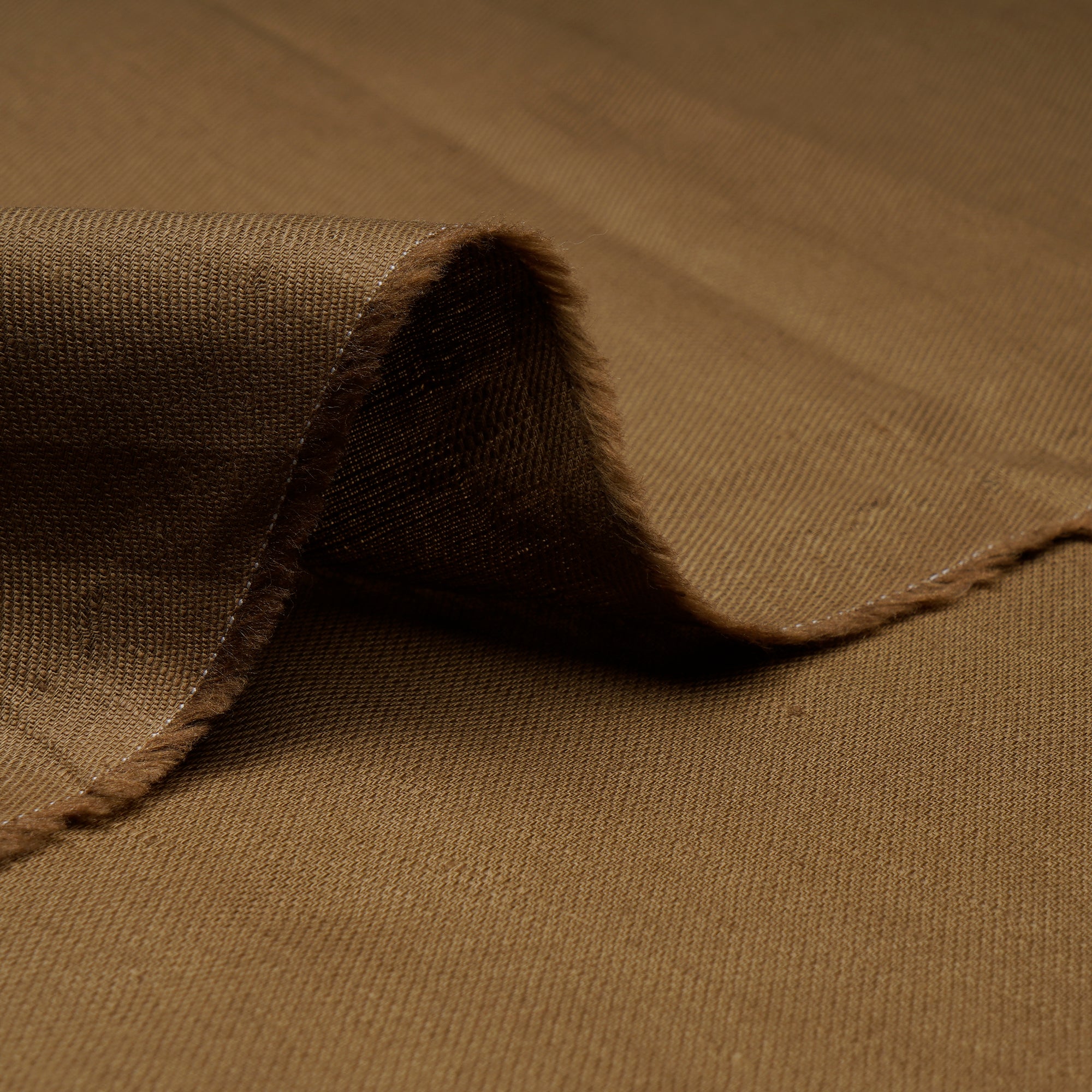 (Pre-Cut 1.60 Mtr)Military Green Plain Twill Fabric