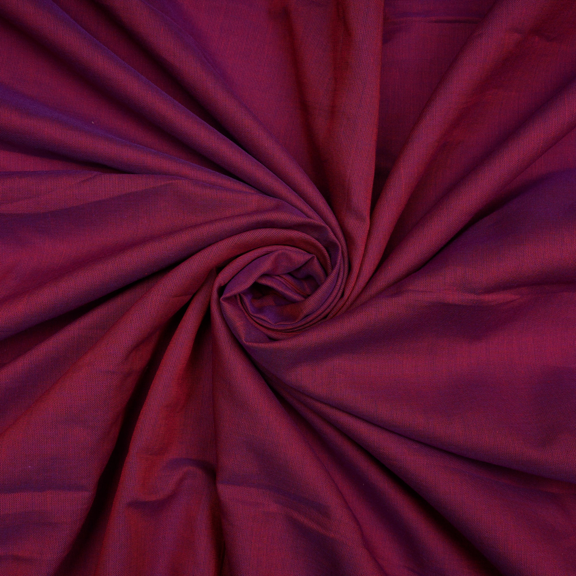 (Pre-Cut 1.70 Mtr)Purple Yarn Dyed Pure Cotton Fabric