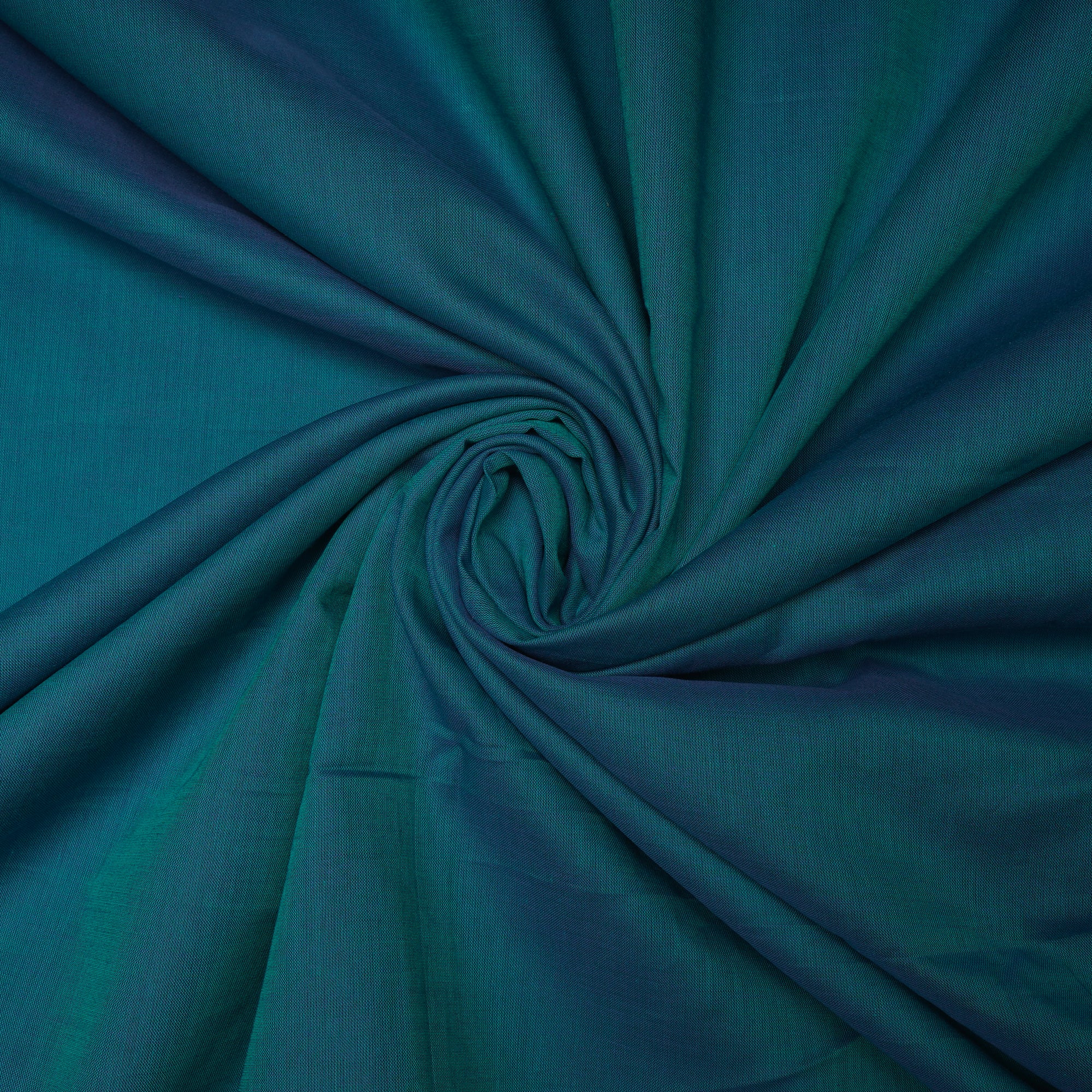 (Pre-Cut 3.00 Mtr)Blue Yarn Dyed Pure Cotton Fabric