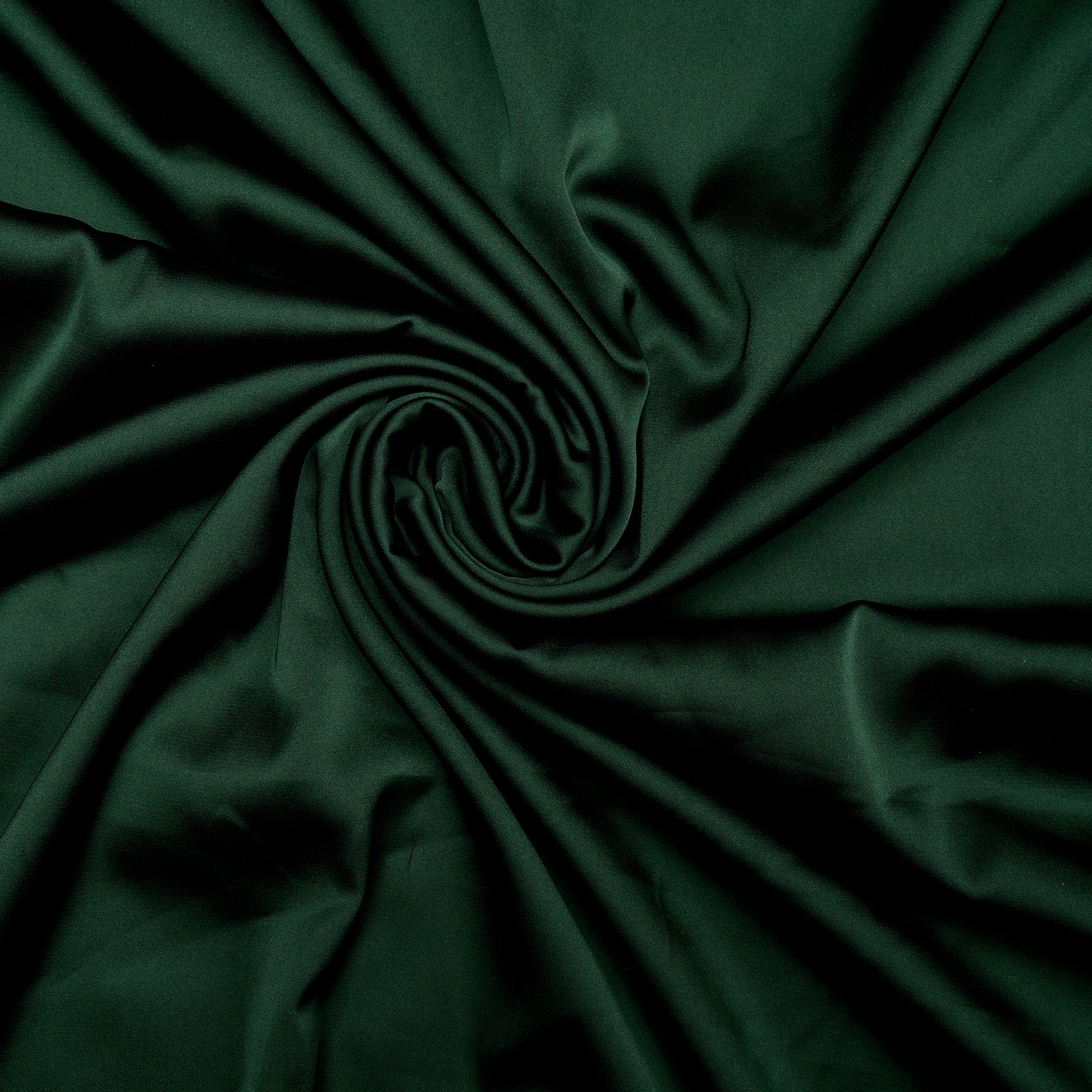 (Pre-Cut 0.50 Mtr)Dark Green Satin Lycra Fabric