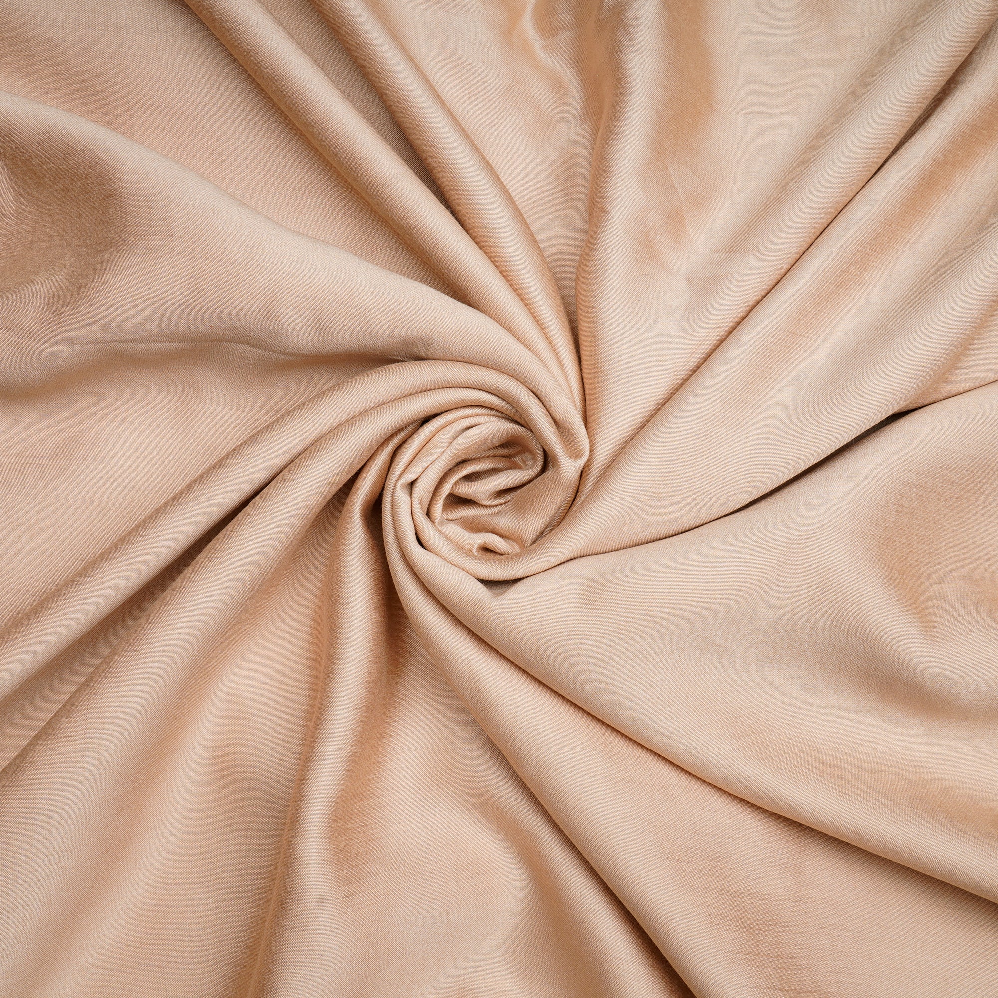 (Pre-Cut 3.80 Mtr)Frappe Plain Viscose Silk Fabric