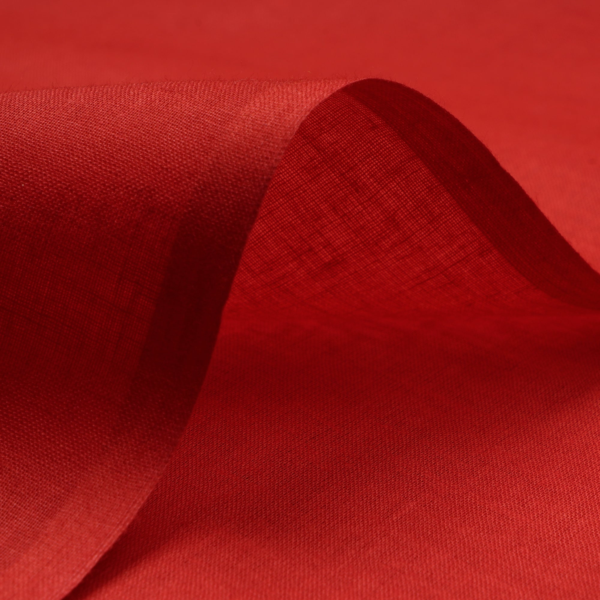 (Pre-Cut 1.00 Mtr)Red Mill Dyed Pure Cotton Lining Fabric