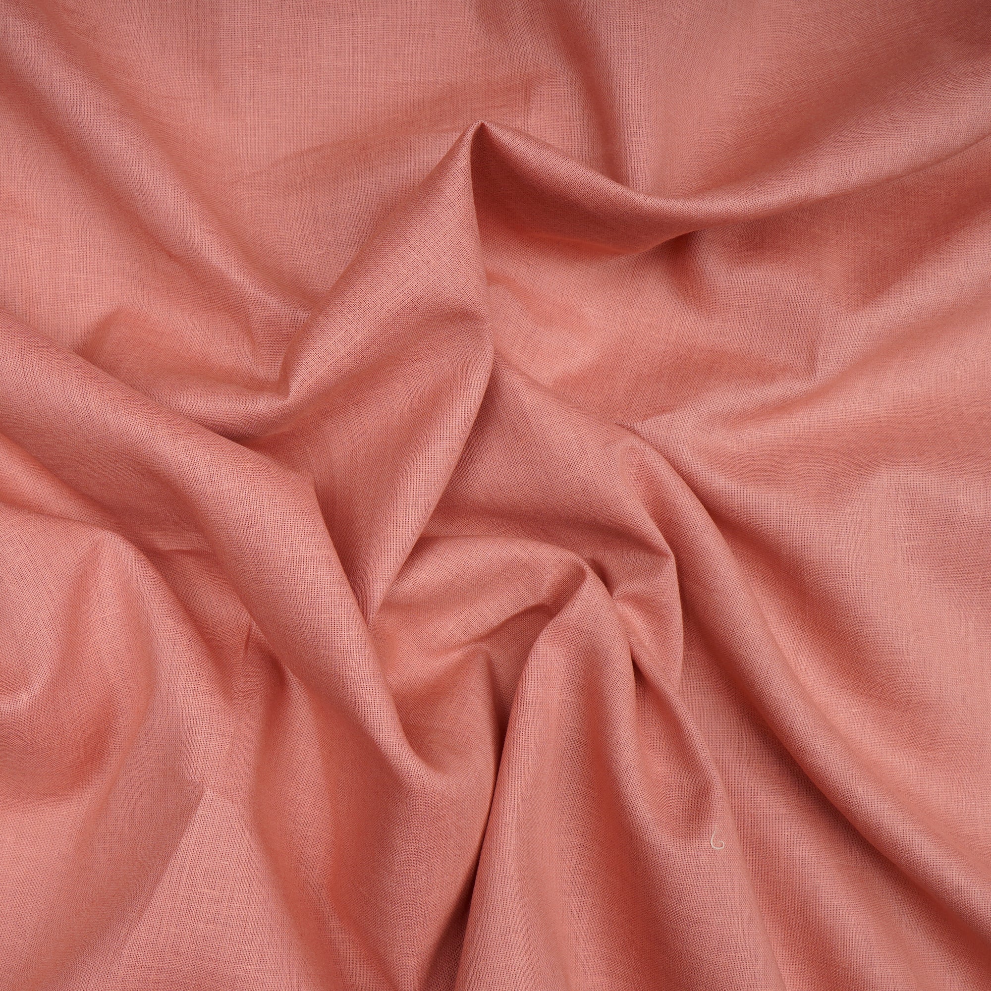 (Pre-Cut 2.00 Mtr)Deep Blush Mill Dyed Pure Cotton Lining Fabric