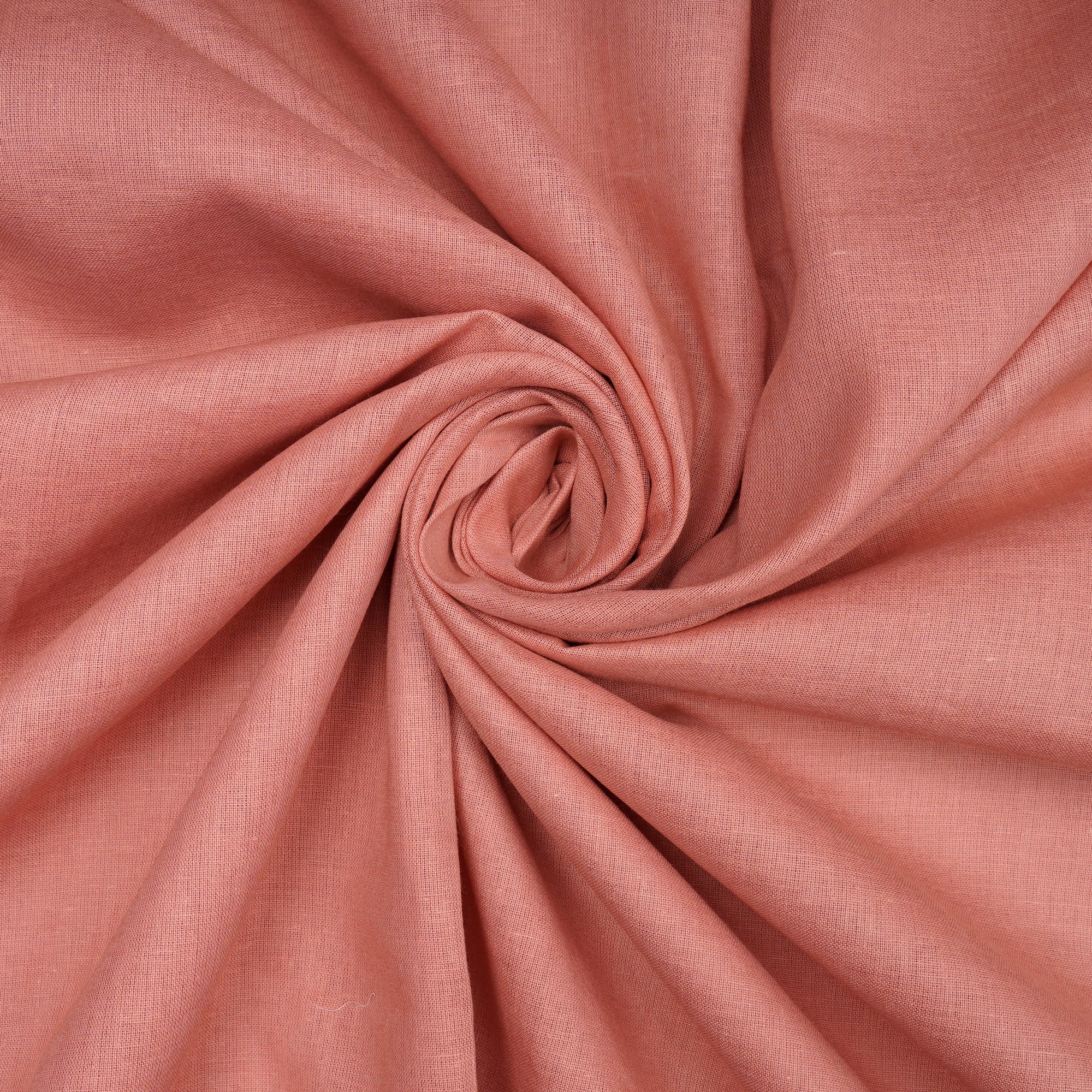 (Pre-Cut 2.00 Mtr)Deep Blush Mill Dyed Pure Cotton Lining Fabric