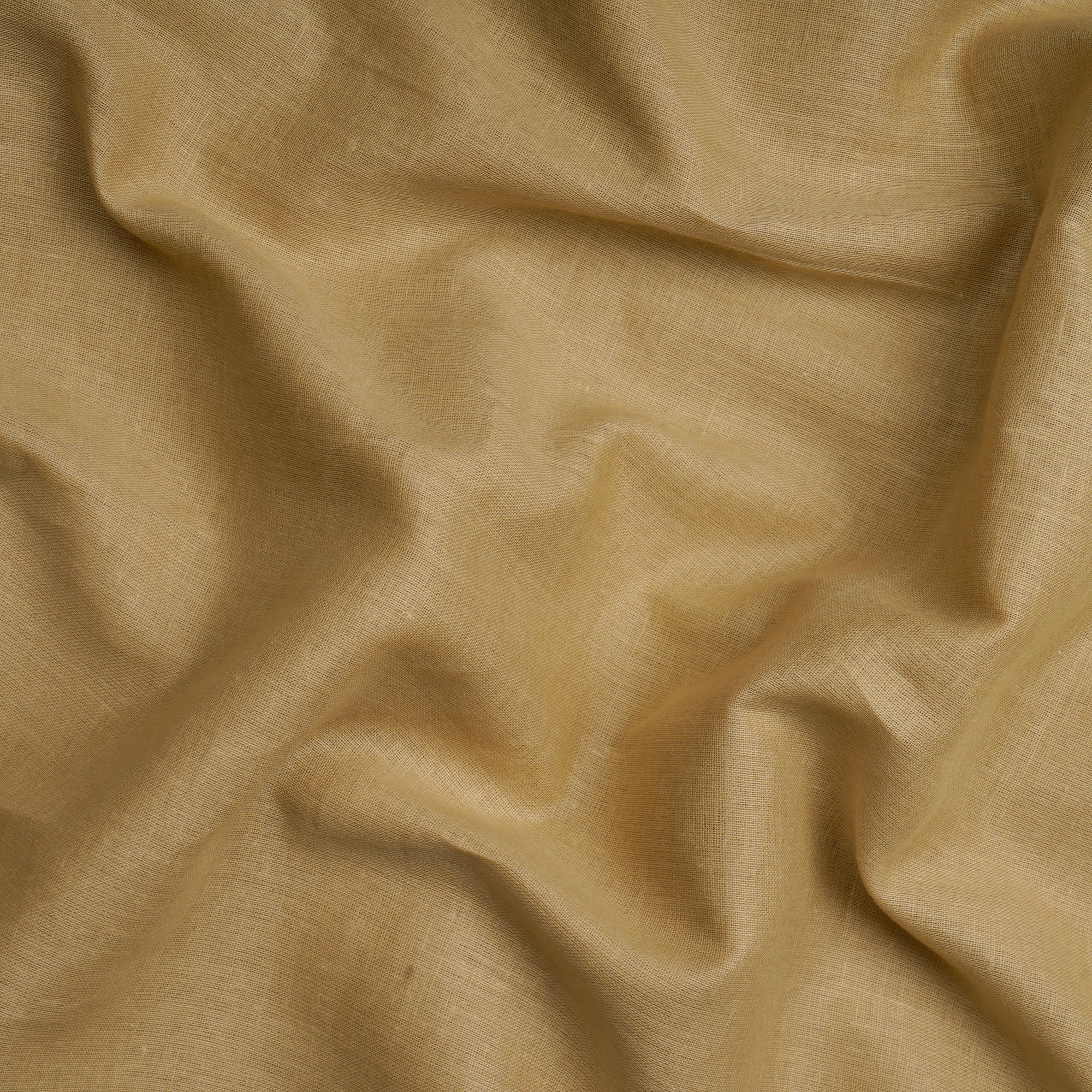 (Pre-Cut 4.30 Mtr) Beige Piece Dyed Plain Cotton Fabric