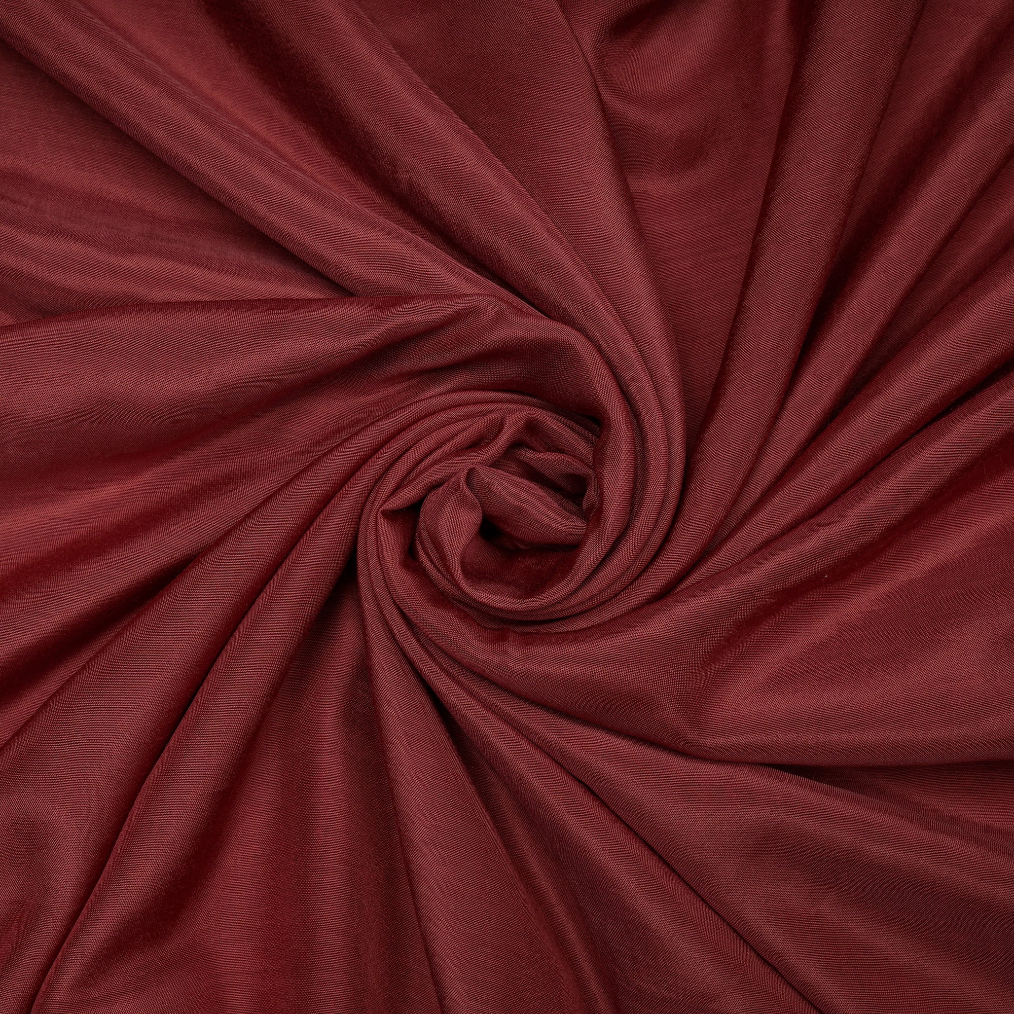 (Pre-Cut 2.90 Mtr)Maroon Color Bemberg Modal Fabric