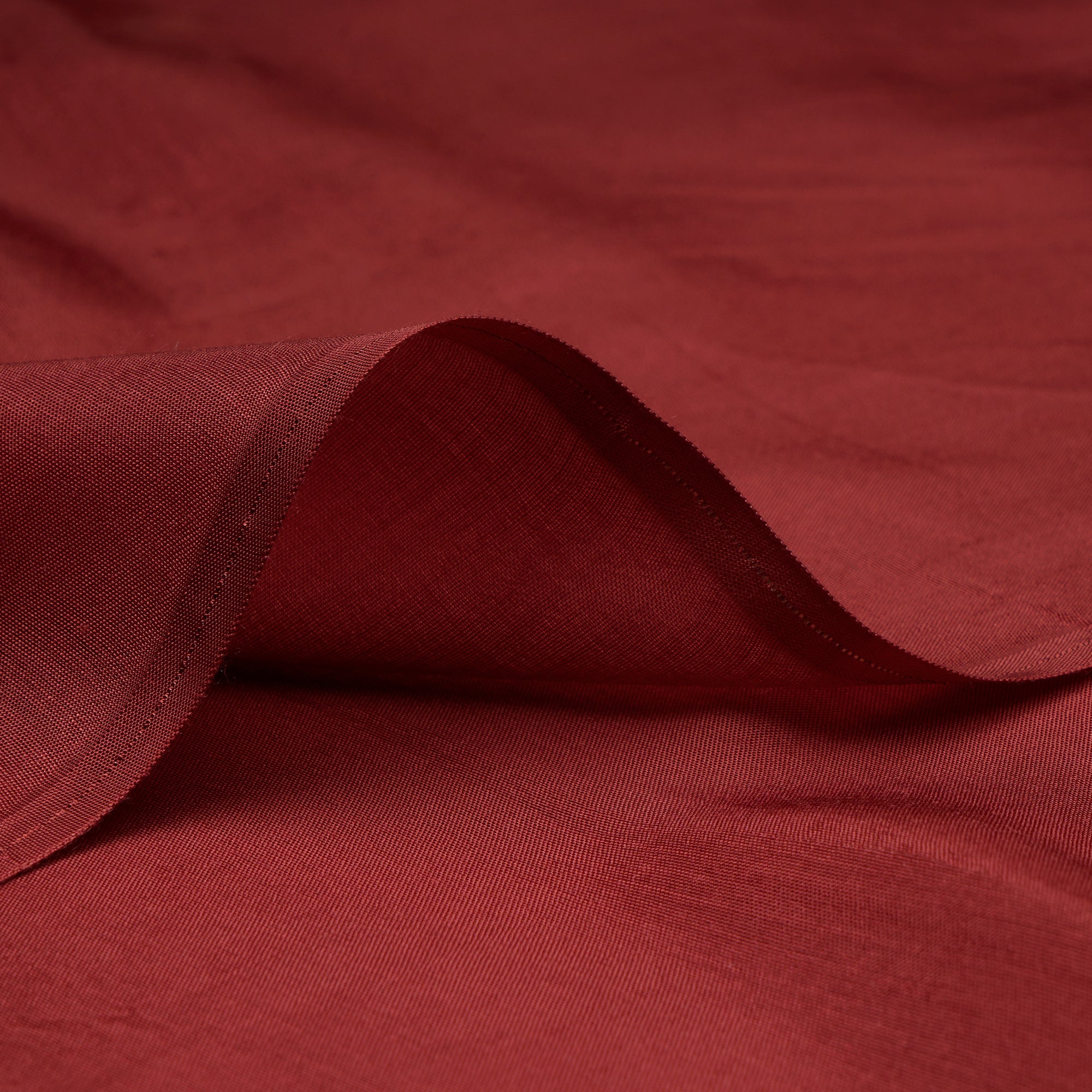 (Pre-Cut 2.90 Mtr)Maroon Color Bemberg Modal Fabric