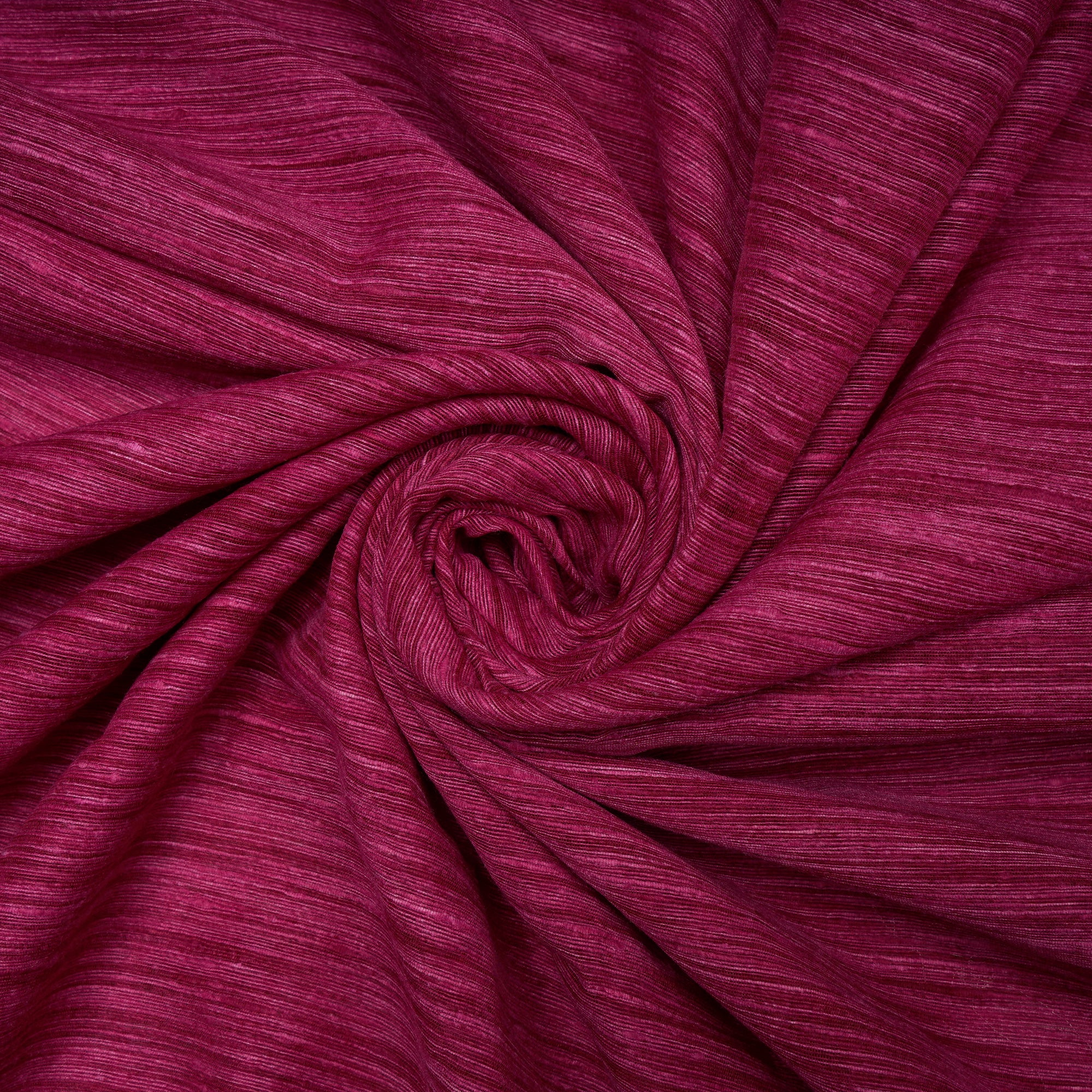 (Pre-Cut 2.10 Mtr)Rani Pink Ghicha Silk Fabric