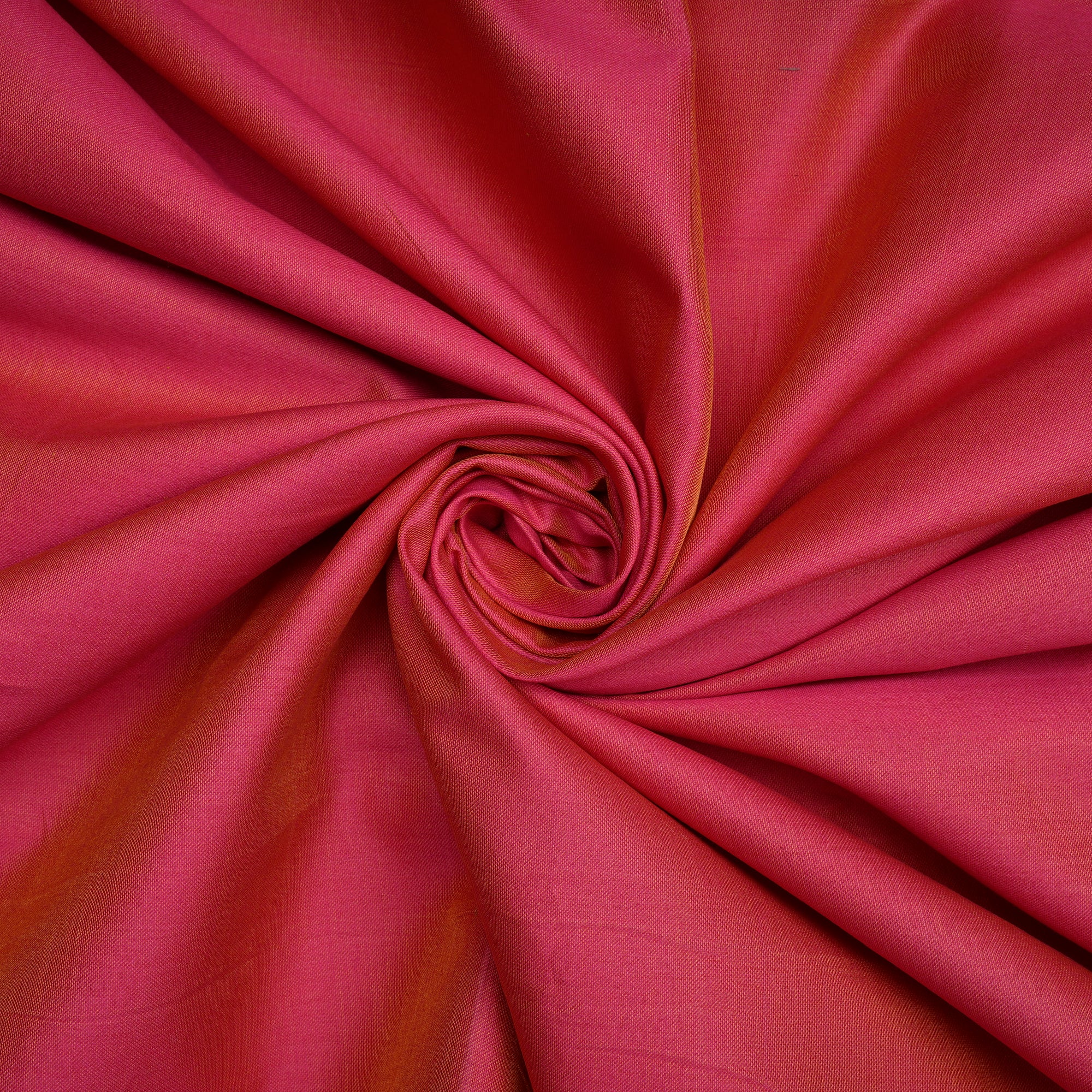 (Pre-Cut 3.00 Mtr)Pink Color Cotton Silk Fabric