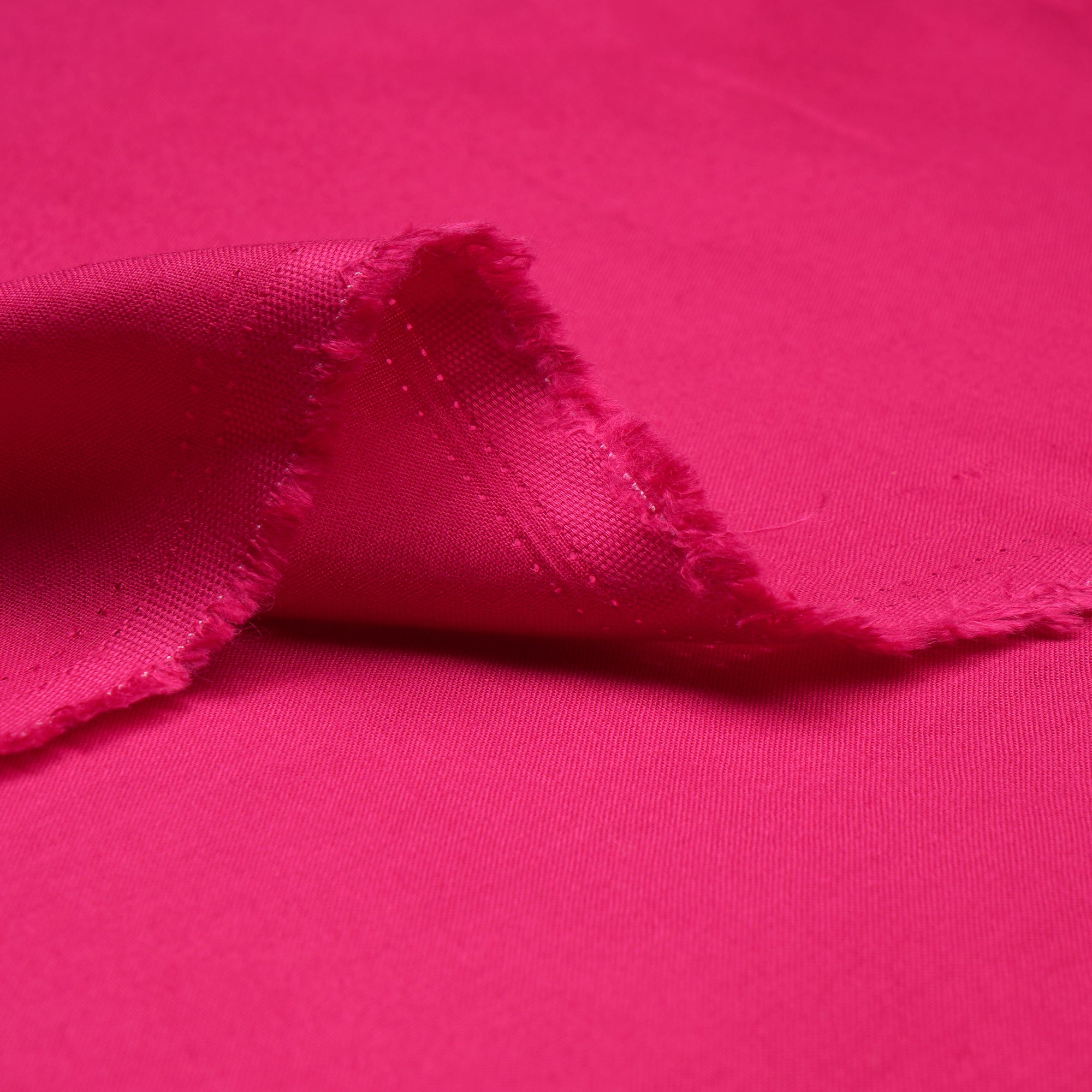 (Pre-Cut 2.50 Mtr)Fushsia Plain Mill Dyed Rayon Fabric