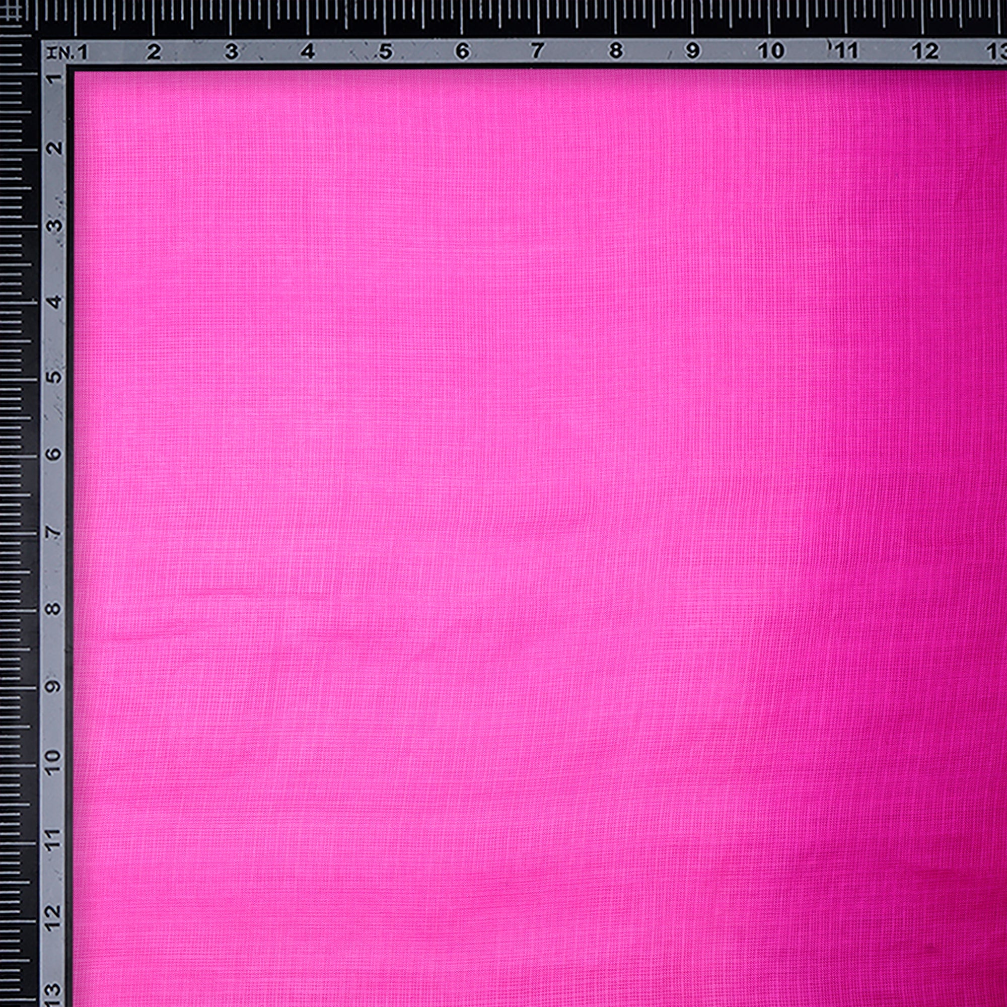 (Pre-Cut 2.60 Mtr)Orange-Pink Ombre Dyed Kota Silk Fabric