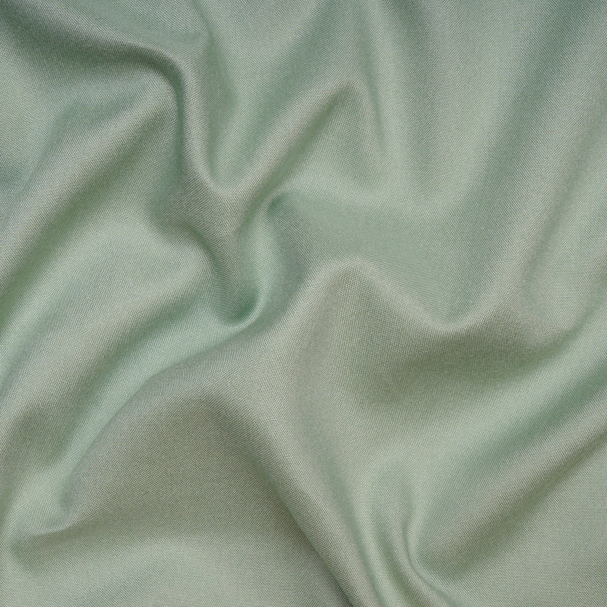 (Pre-Cut 1.00Mtr)Mint Green Mill Dyed Rayon Fabric
