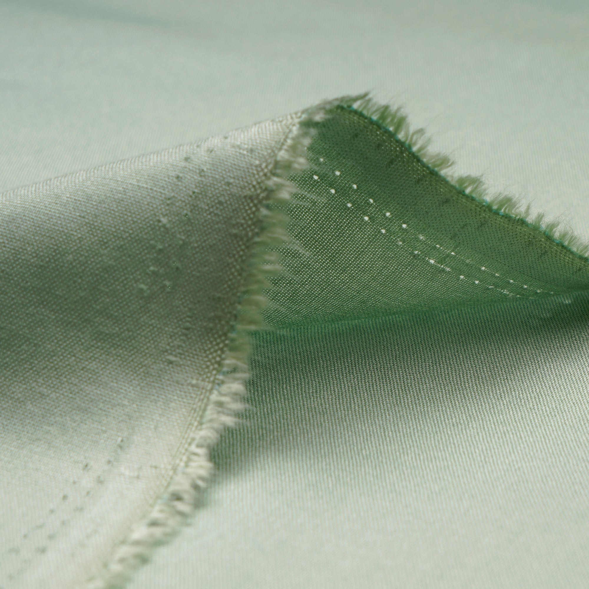 (Pre-Cut 1.00Mtr)Mint Green Mill Dyed Rayon Fabric