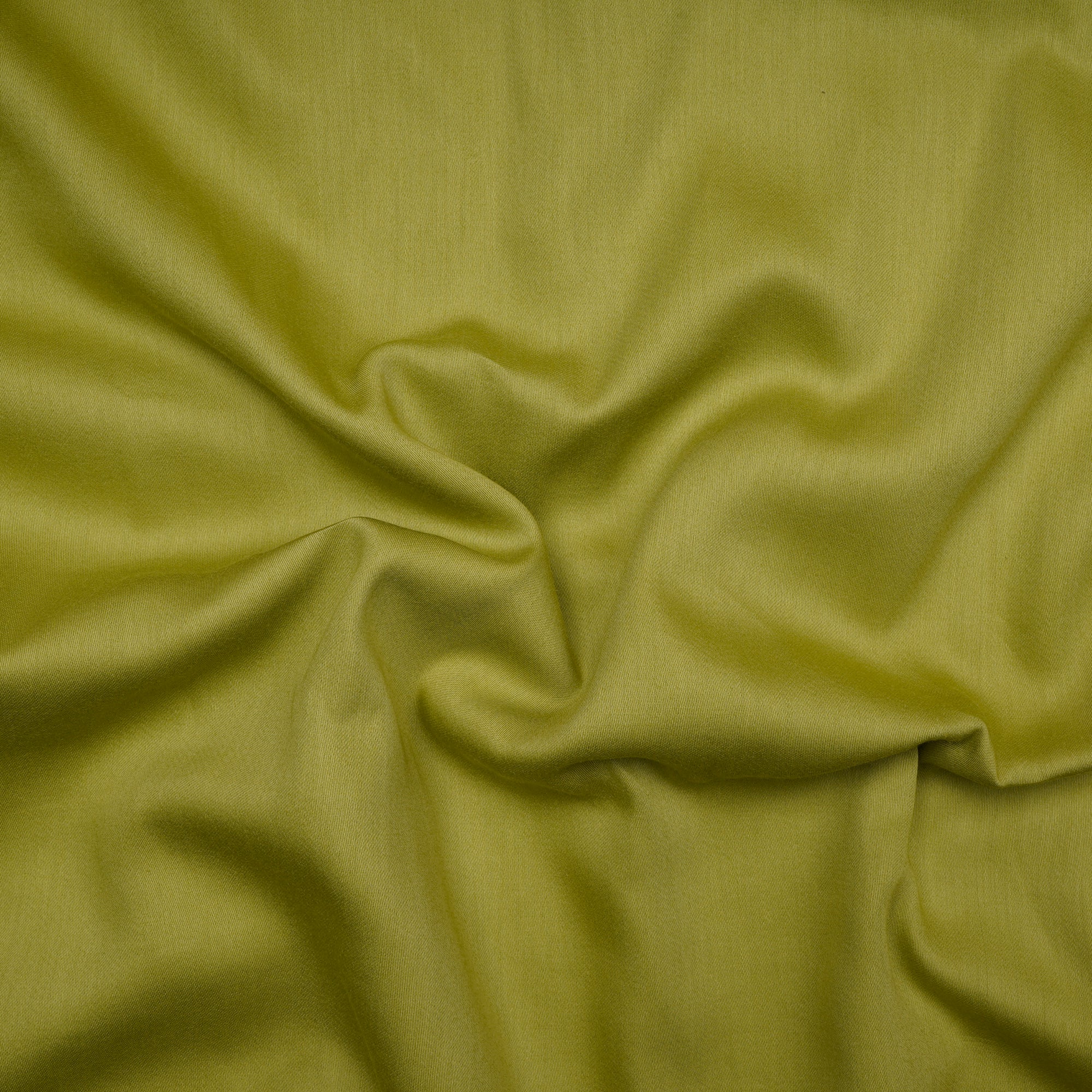 (Pre-Cut 1.45 Mtr)Lime Green Piece Dyed Plain Cotton Fabric