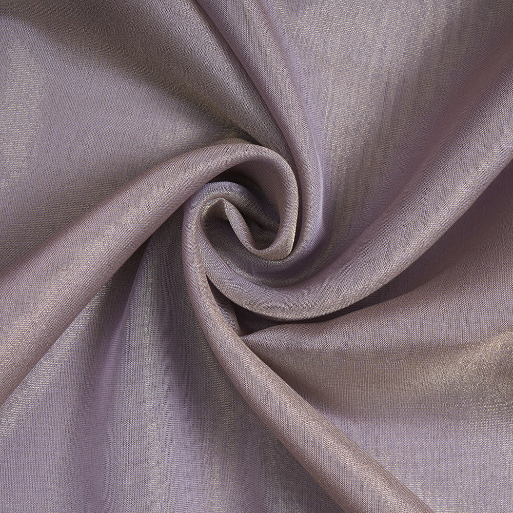 (Pre-Cut 1.75 Mtr)lilac Dyed Viscose Tissue Fabric