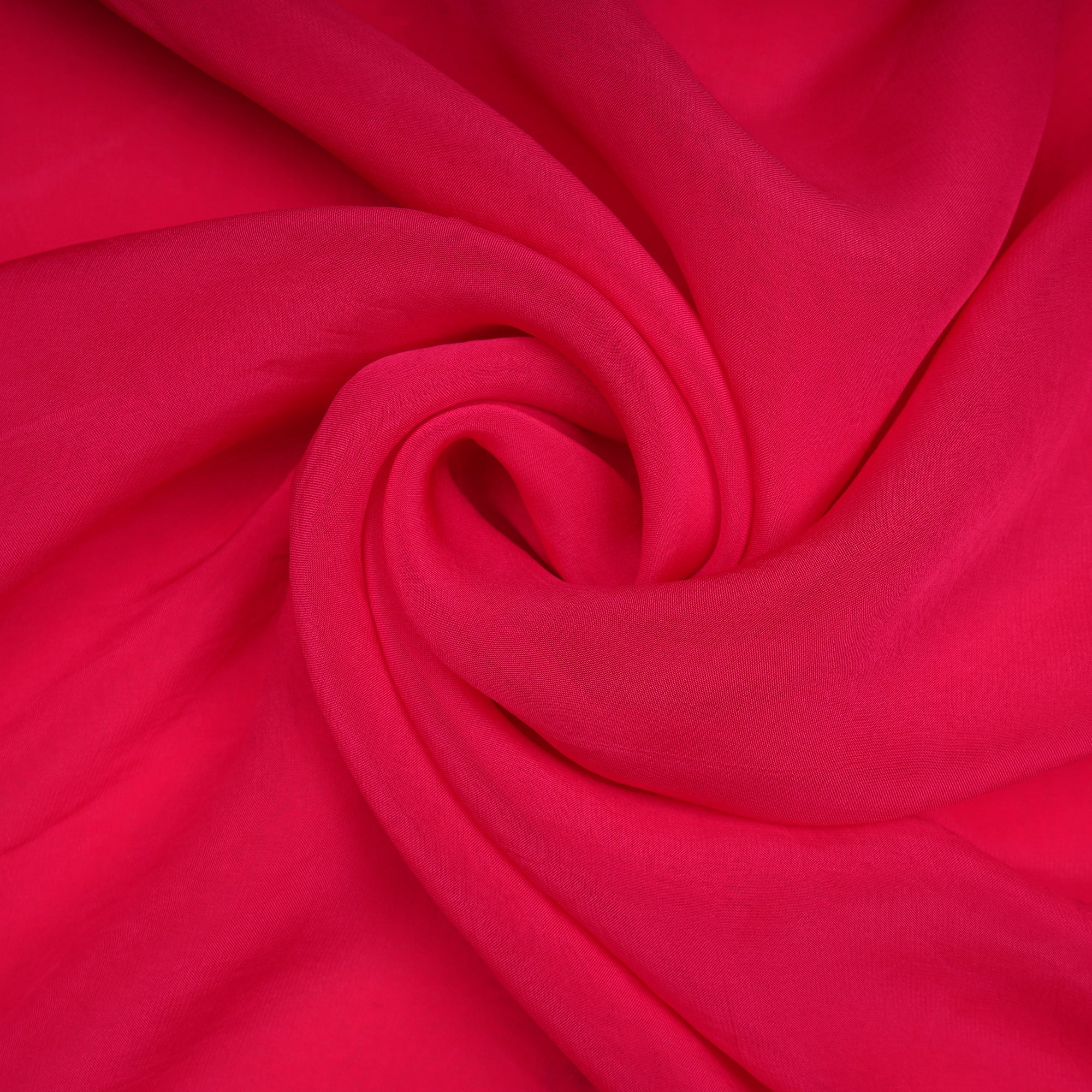 (Pre-Cut 1.30 Mtr)Virtual Pink Mill Dyed Viscose Organza Fabric