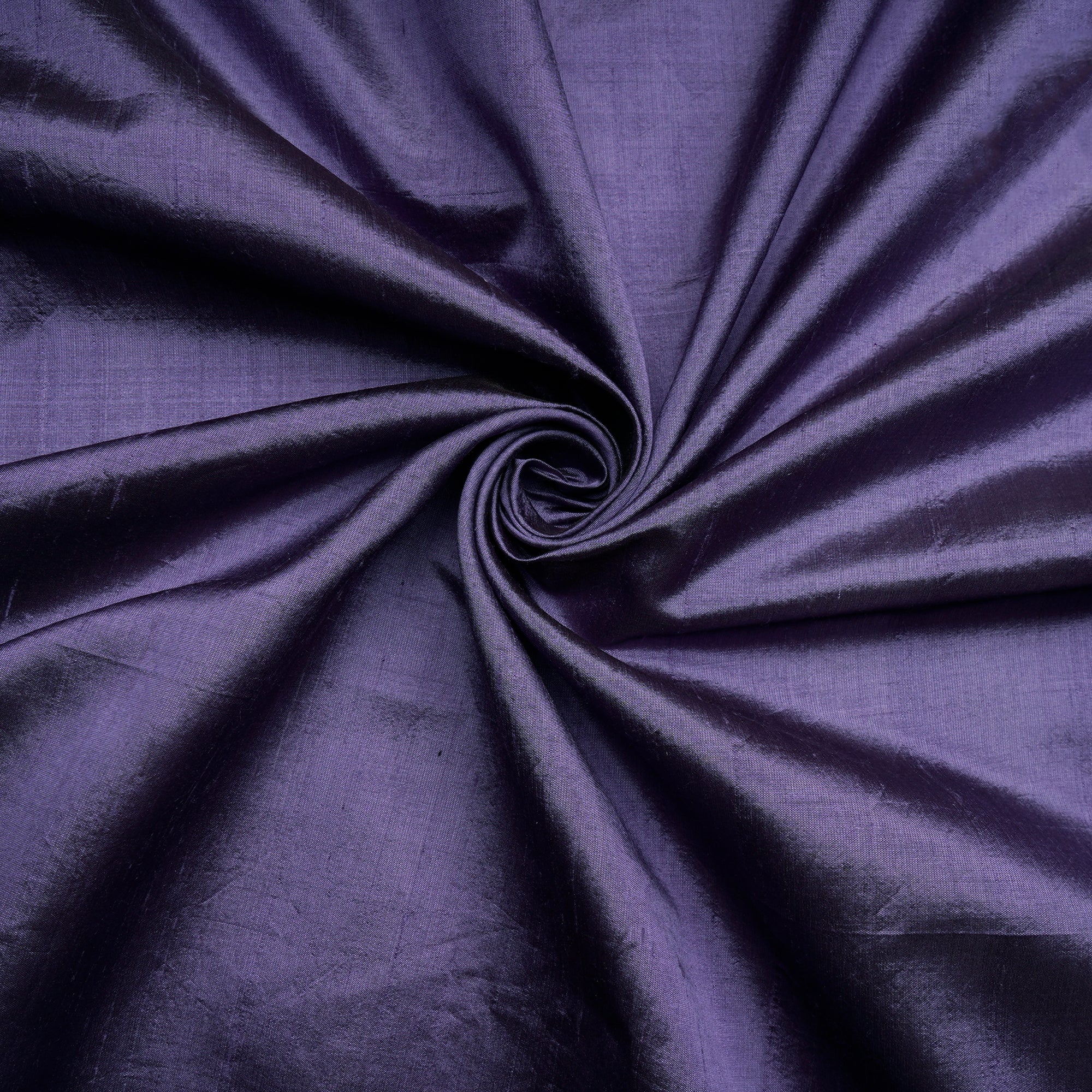 (Pre-Cut 0.90 Mtr)Purple Piece Dyed Plain Kora Dupion Silk Fabric