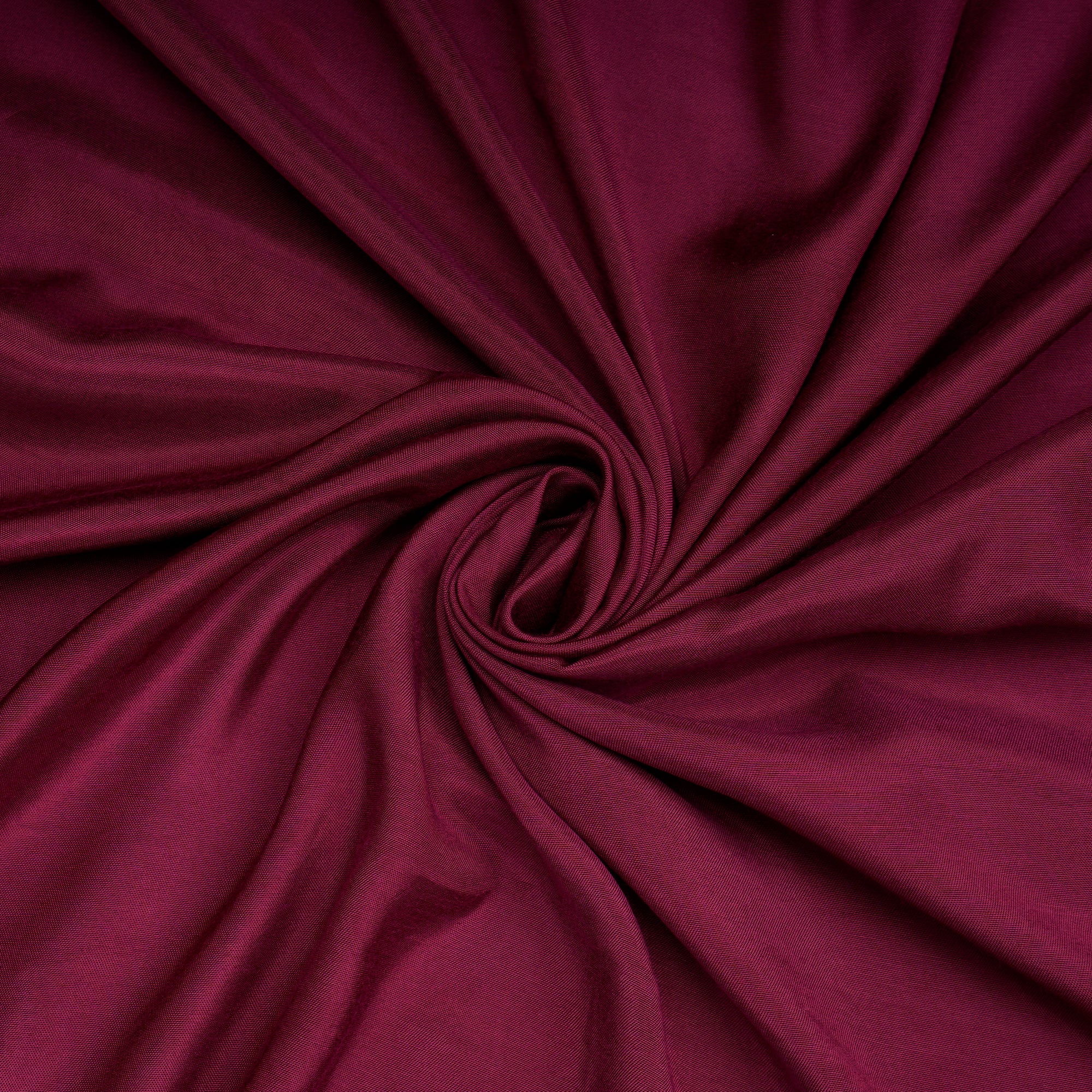 (Pre-Cut 0.75 Mtr)Beaujolais Piece Dyed Plain Viscose Tafetta Fabric