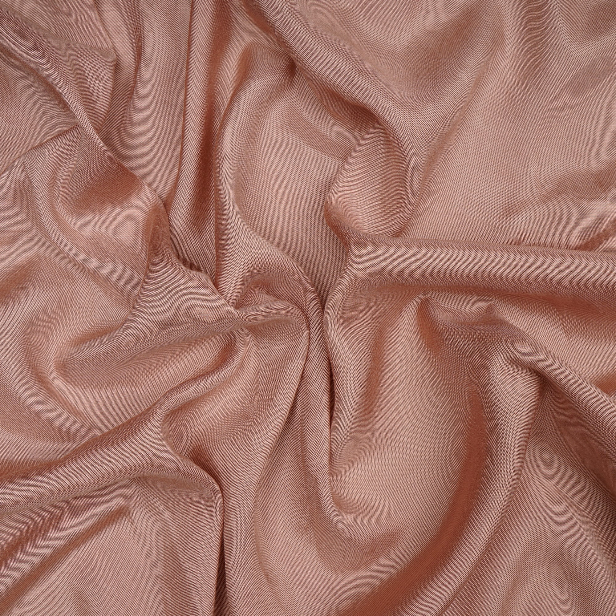 (Pre-Cut 0.85 Mtr)Pastel Pink Piece Dyed Plain Viscose Tafetta Fabric