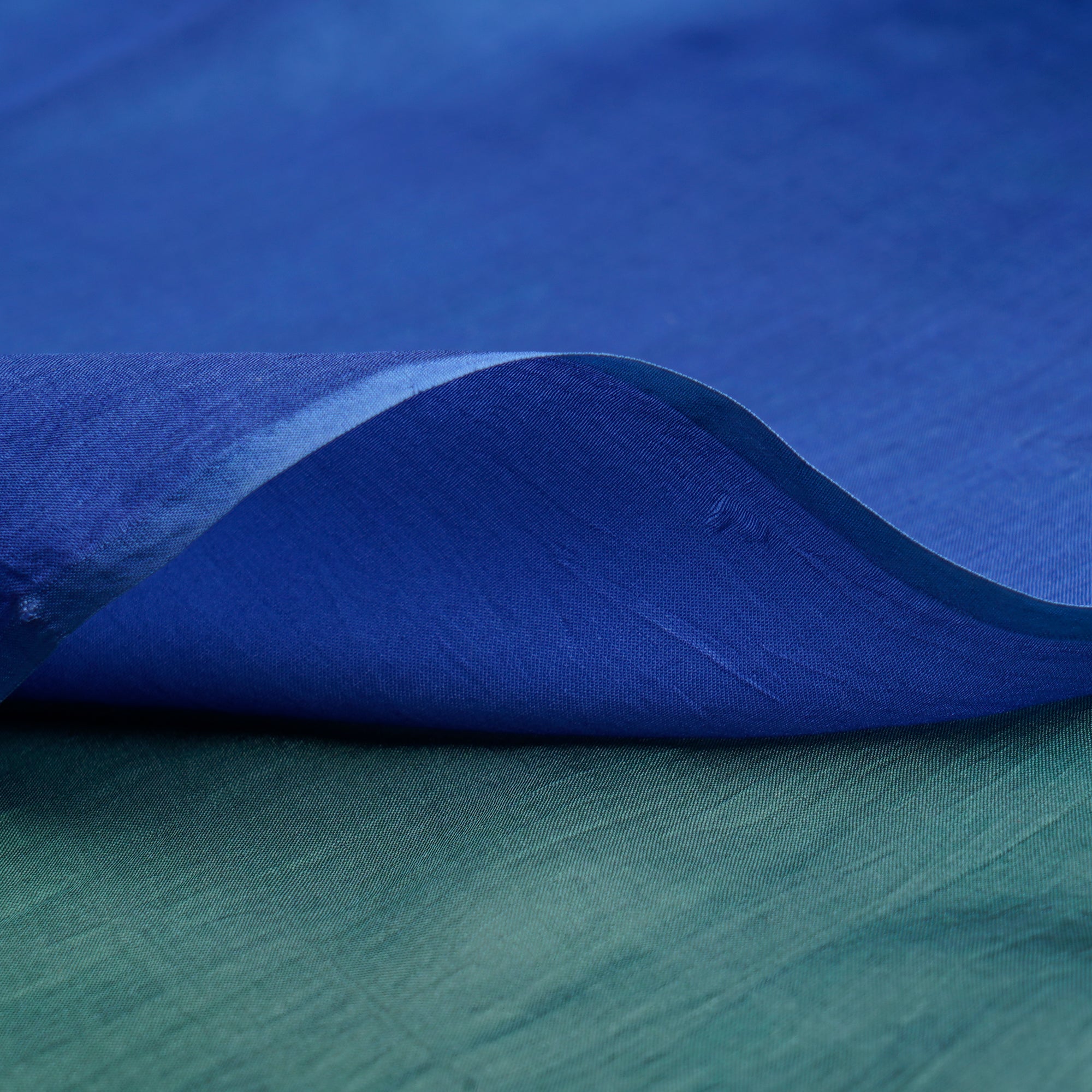 (Pre-Cut 3.30 Mtr)Multi Color Ombre Dyed Pure Silk Fabric