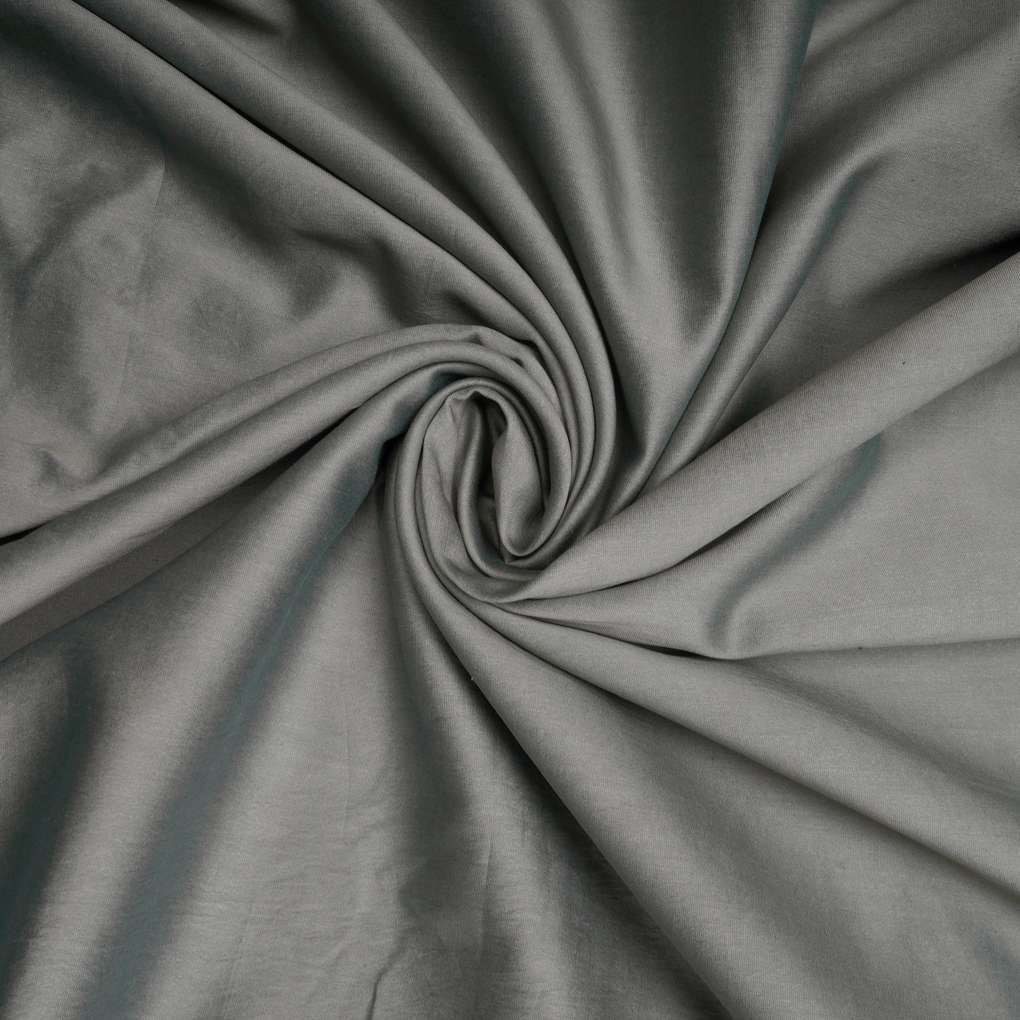 (Pre-Cut 3.00 Mtr)Grey Piece Dyed Fine Chanderi Fabric