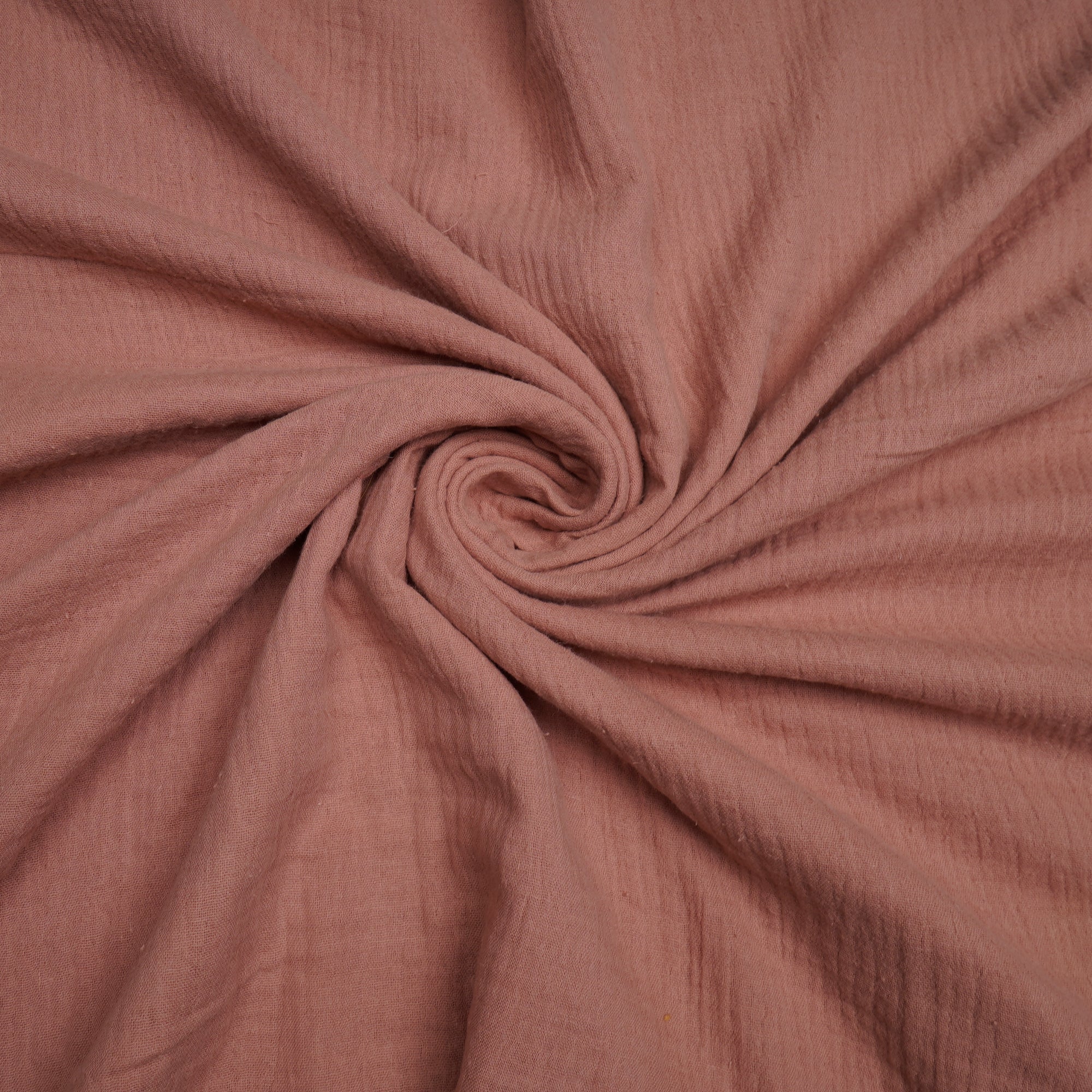 (Pre-Cut 2.70 Mtr)Peach Beige Piece Dyed Cotton Fabric