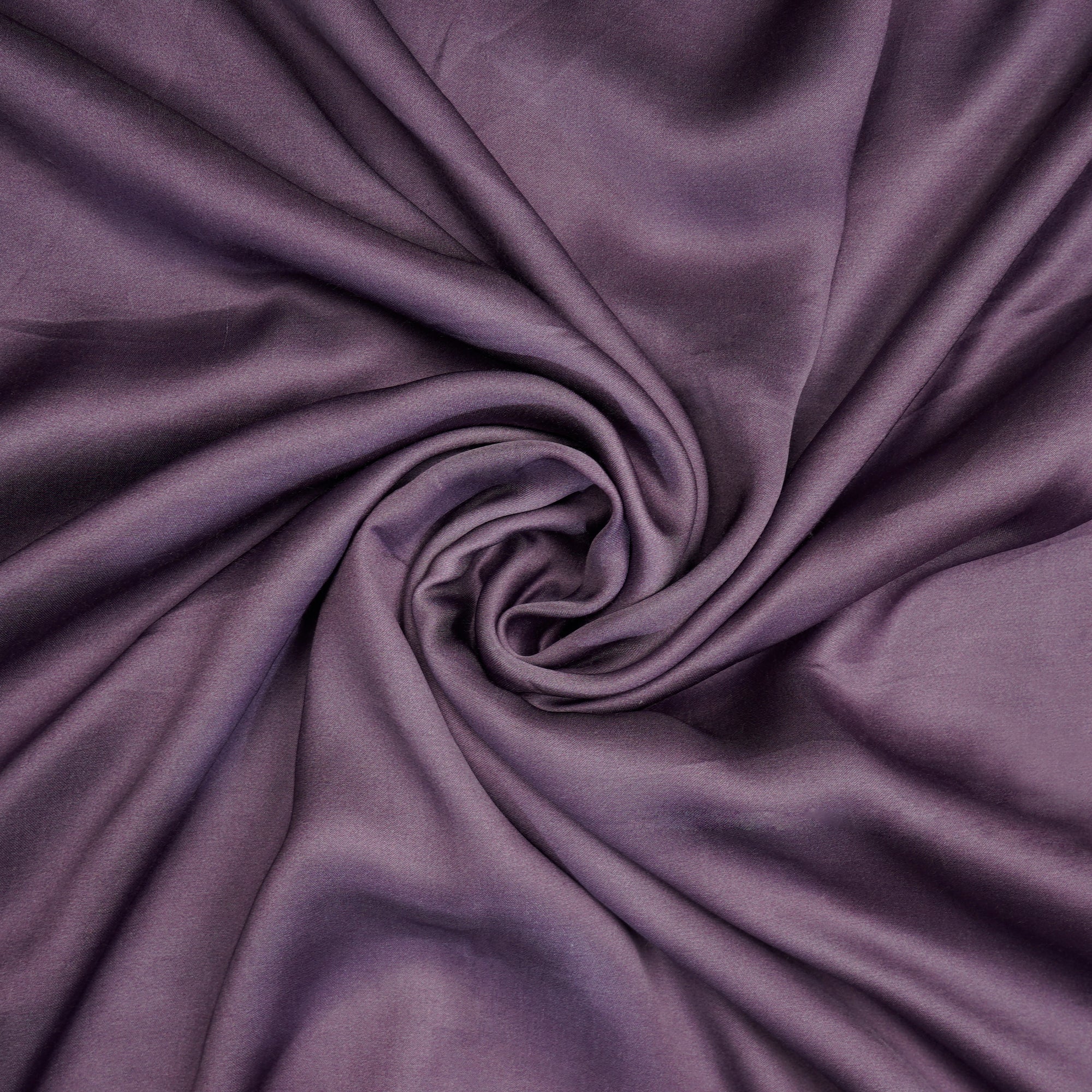 (Pre-Cut 4.50 Mtr) Arctic Dusk Piece Dyed Plain Bemberg Modal Satin Fabric