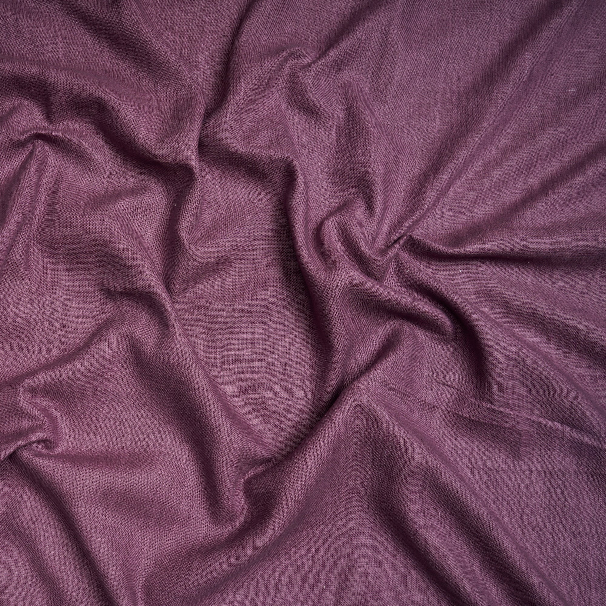 (Pre-Cut 2.00 Mtr) Wistful Mauve Piece Dyed Plain Silk Fabric